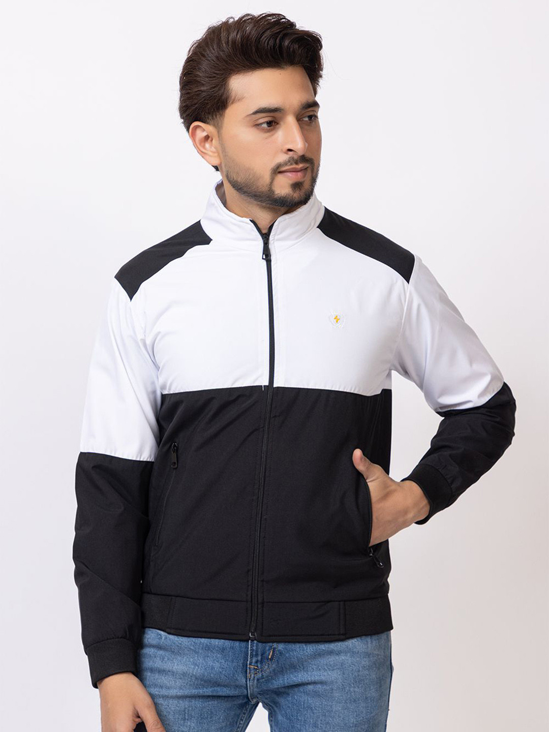 Seapen Colourblocked Windcheater Sporty Jacket