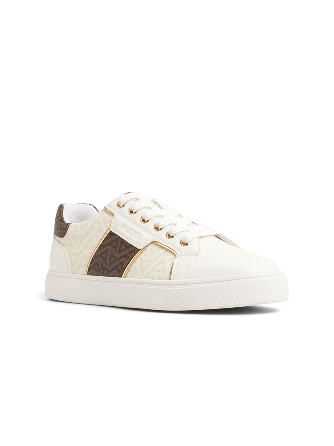 ALDO BERENTERIELA Women Woven Design Lace-Ups Sneakers