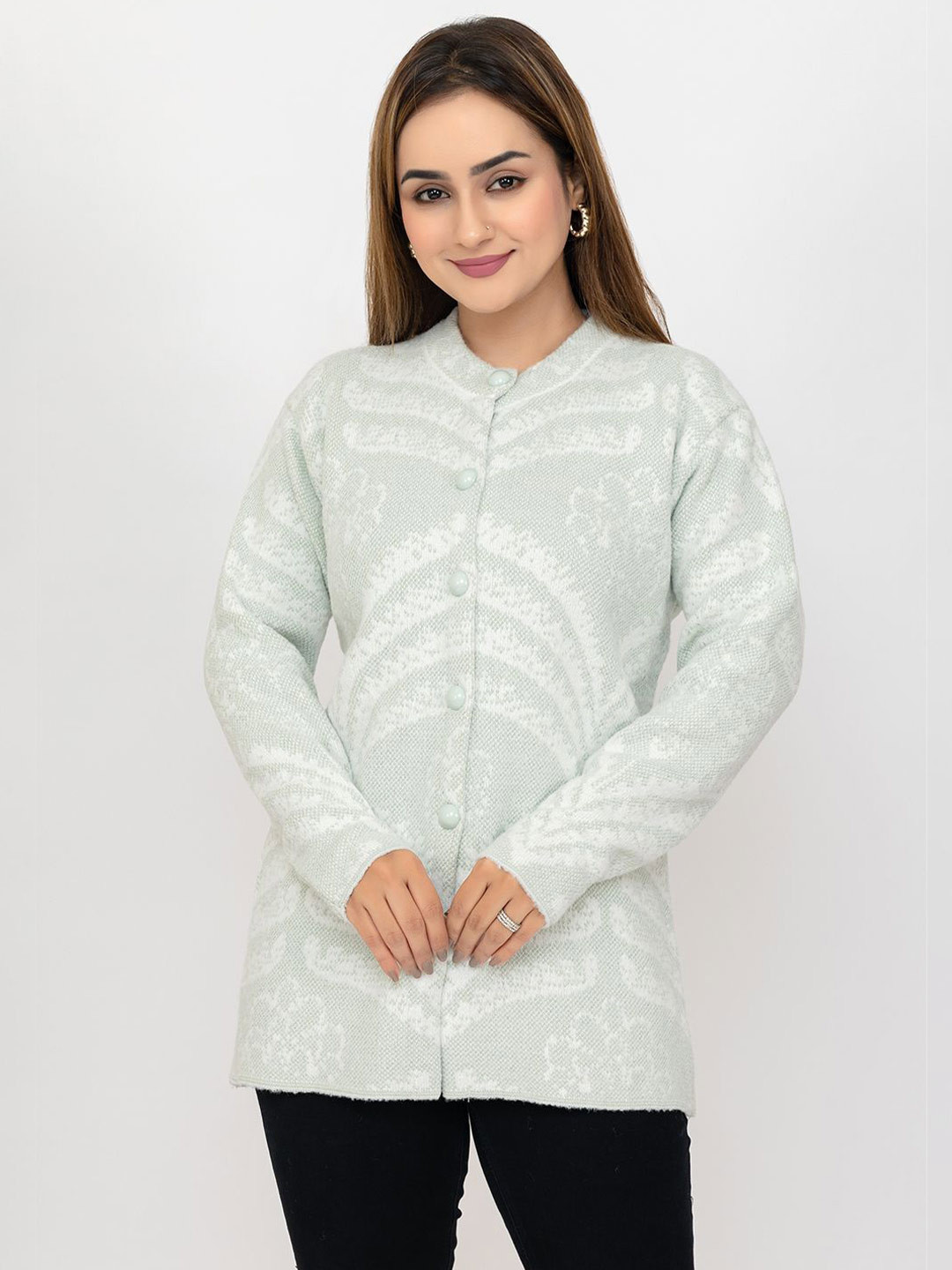 FIRST SLEEP Women Woollen Cardigan