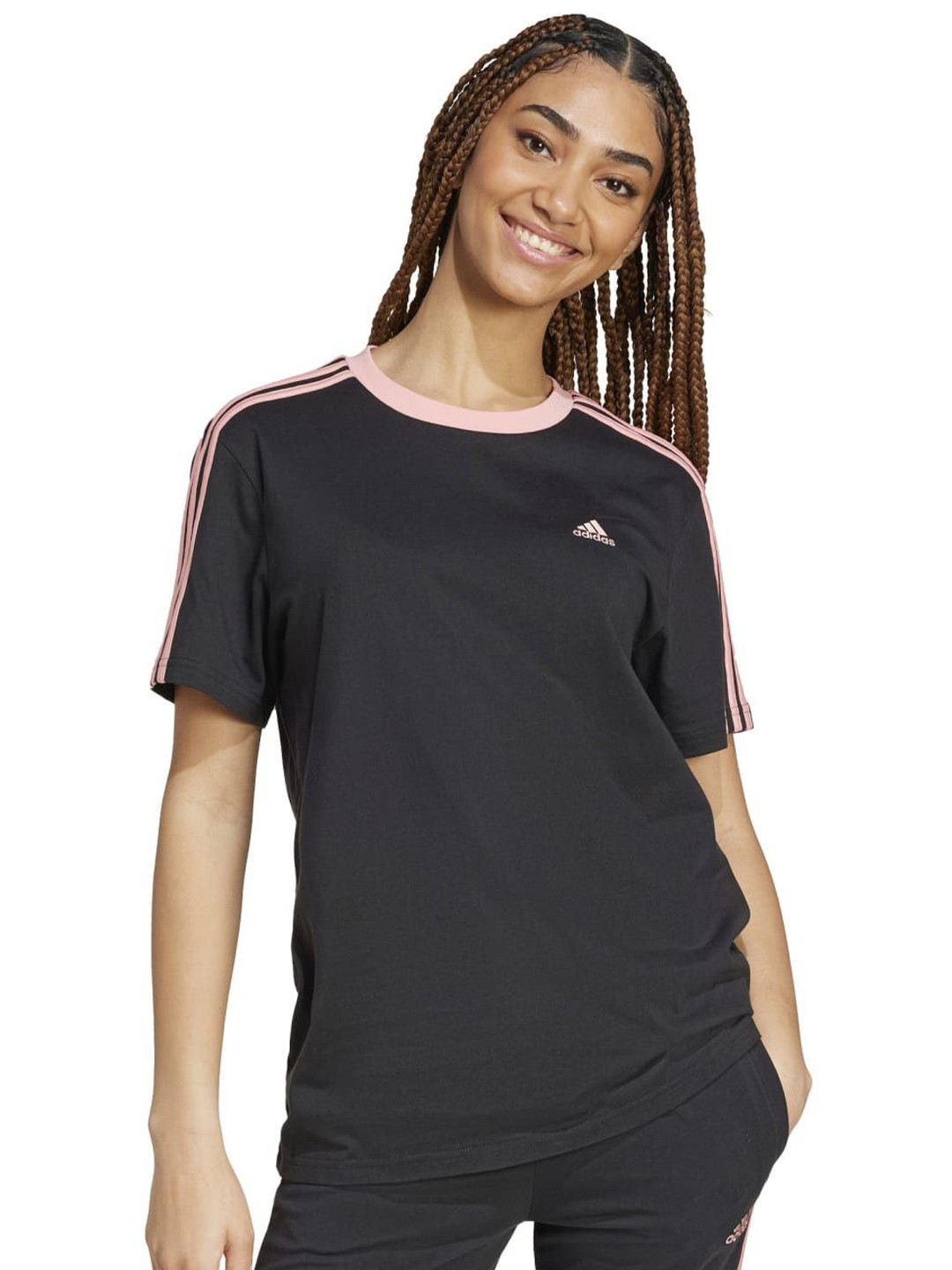 ADIDAS Essential Women 3-Stripes Cotton T-Shirt