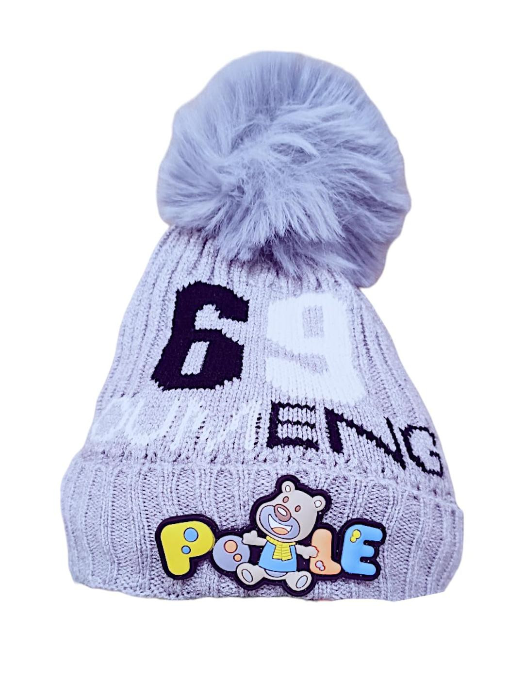 Trubliz Kids-Unisex Grey Hat