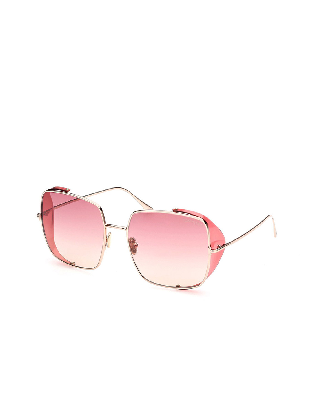 Tom Ford Women Metal Full Rim Oversized Sunglasses with UV Protected Lens FT0901 60 28T