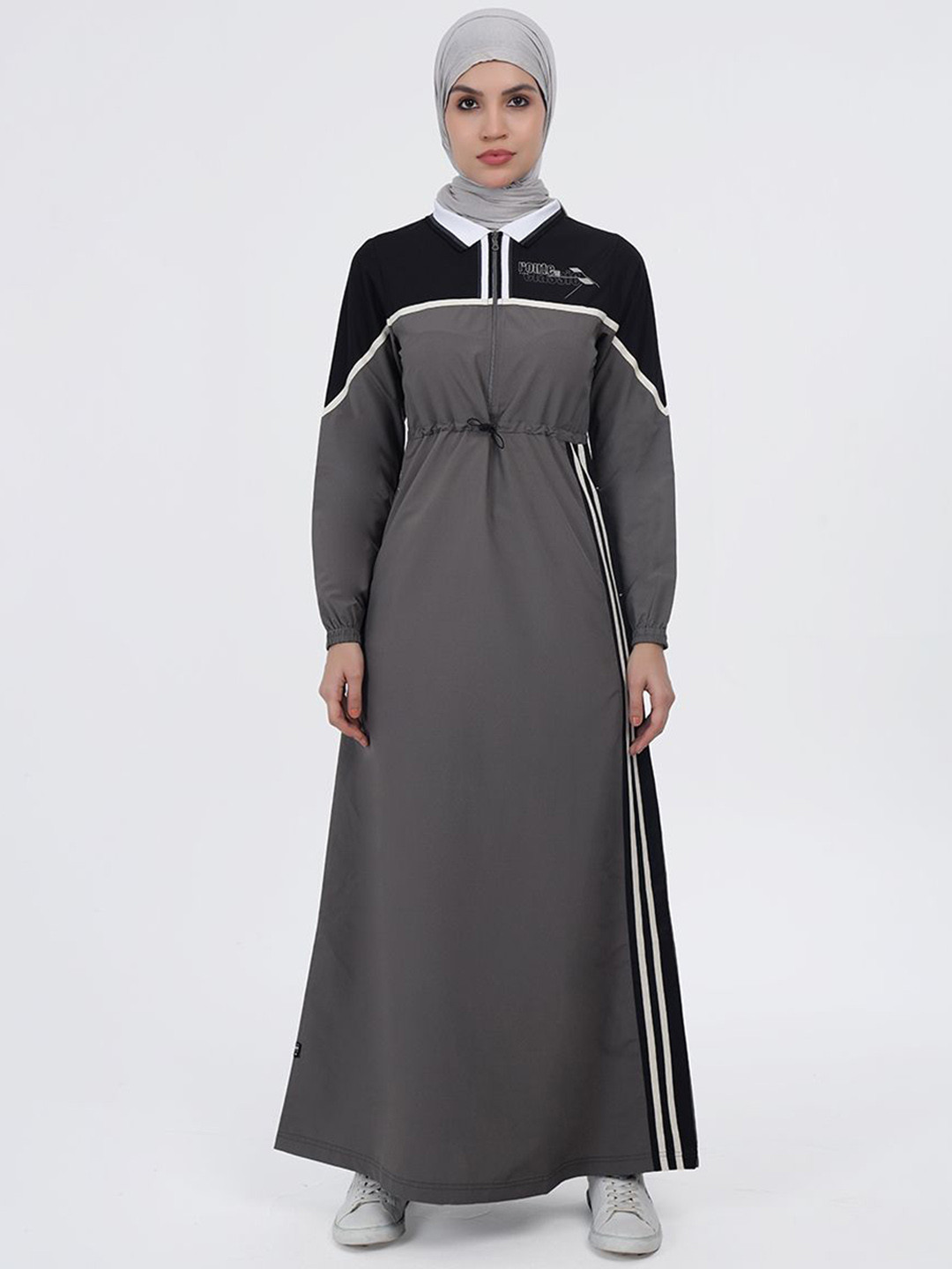 IDH London Toggle & String Colourblcoked Tone Jilbab