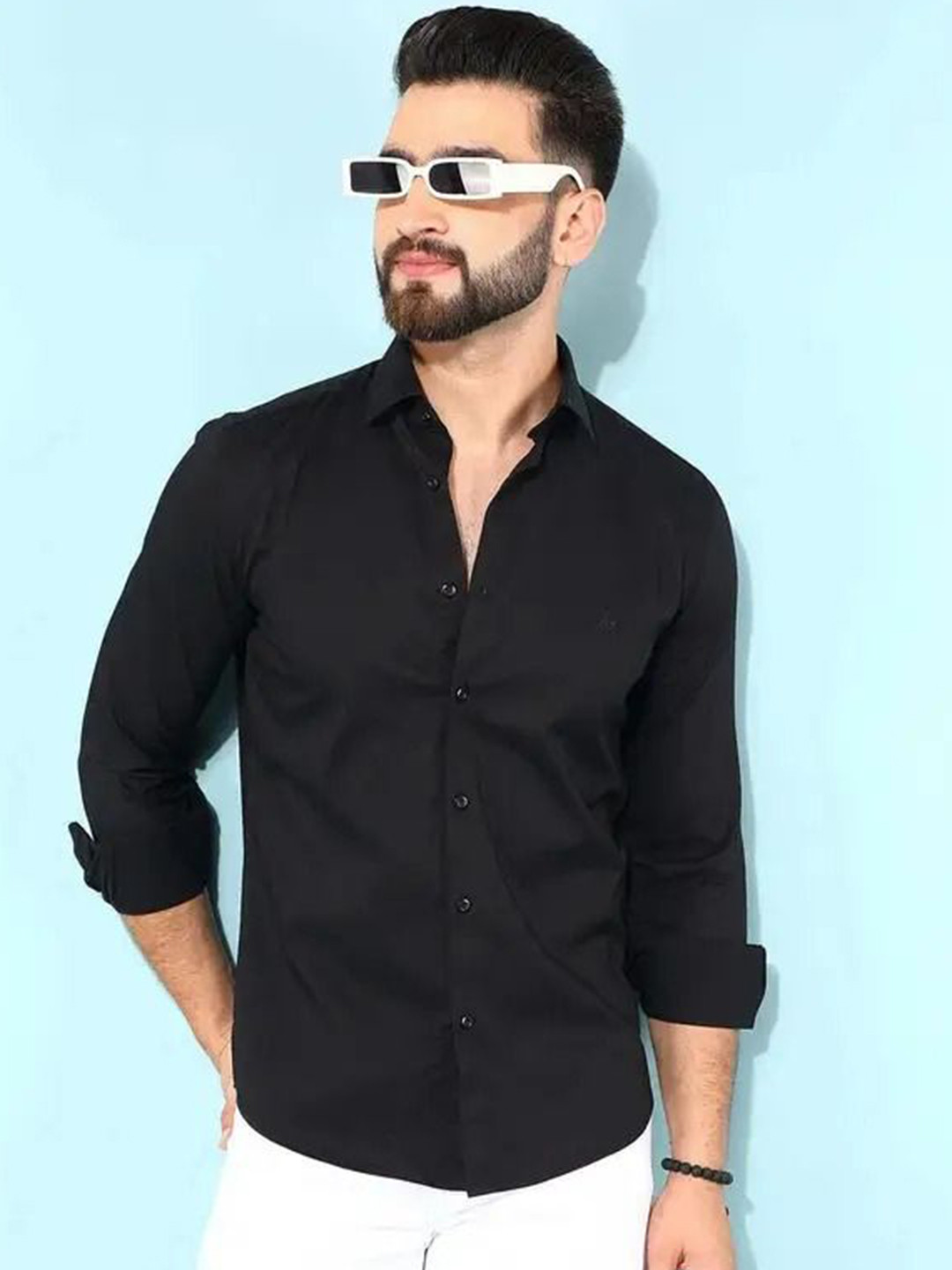 krishna boutique Cotton Slim Fit Casual Shirt