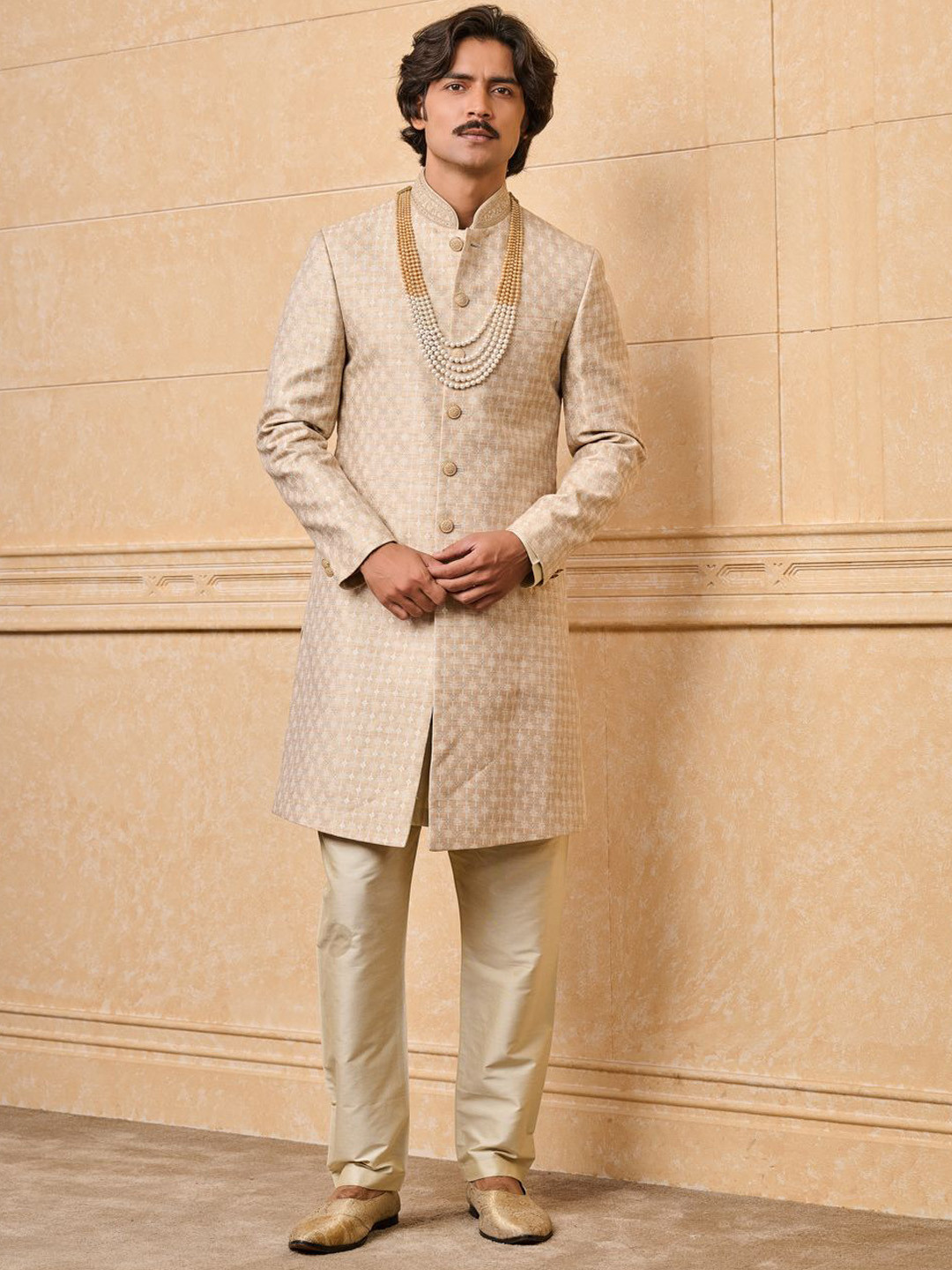 Tasva Brocade Sherwani Set