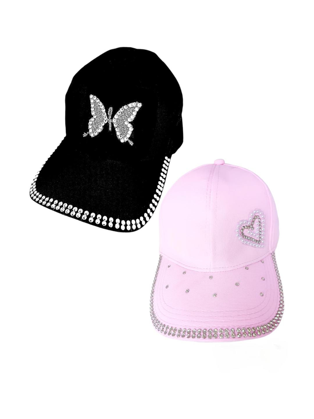 Trubliz Kids-Girls Black Hat