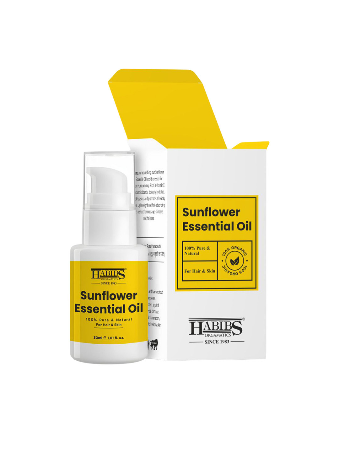 HABIBS Sunflower Essential Oil For Hair & Skin - 30 ml