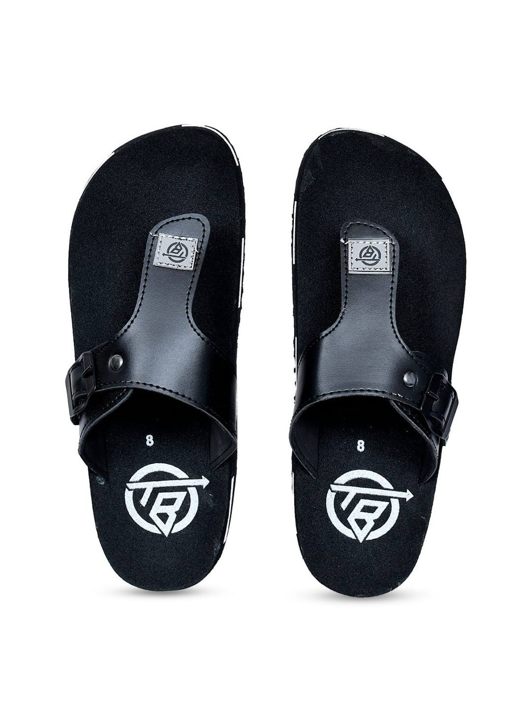 The Baba Men Buckle Detailed Thong Flip-Flops