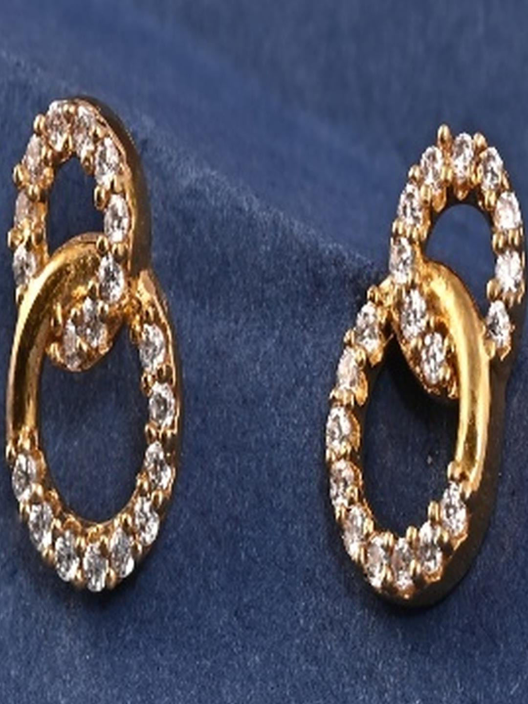 Vinayak Jewellers 925 Sterling Silver The Silver Shimmer Stud Earrings