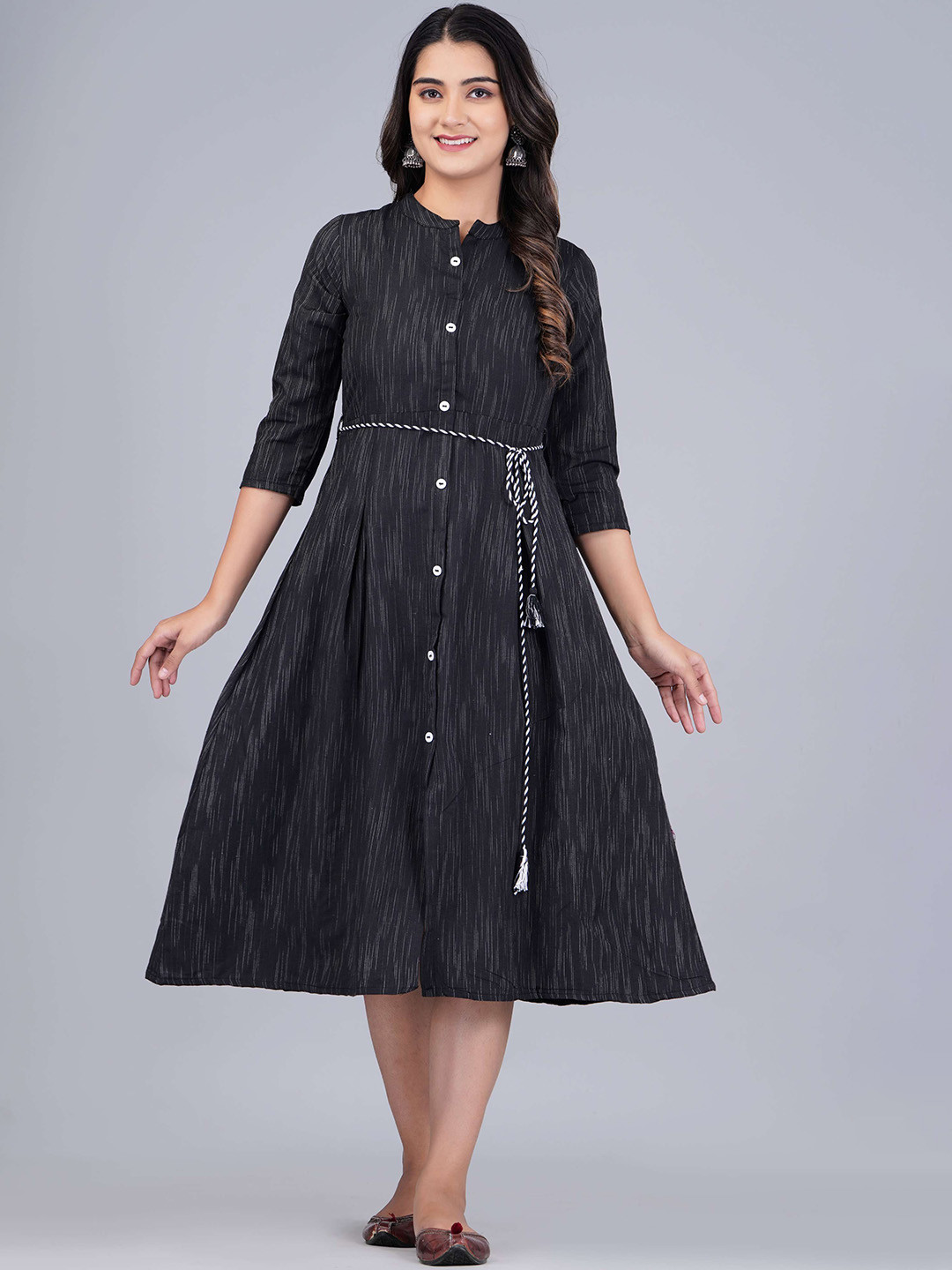 HEARTLOOM Women Abstract Printed A-Line Dresses