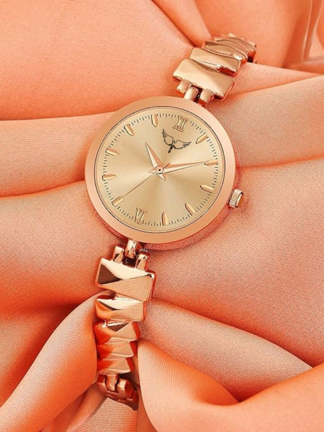 WHITE BIRD Women Analogue Watch SM11 Rose Gold