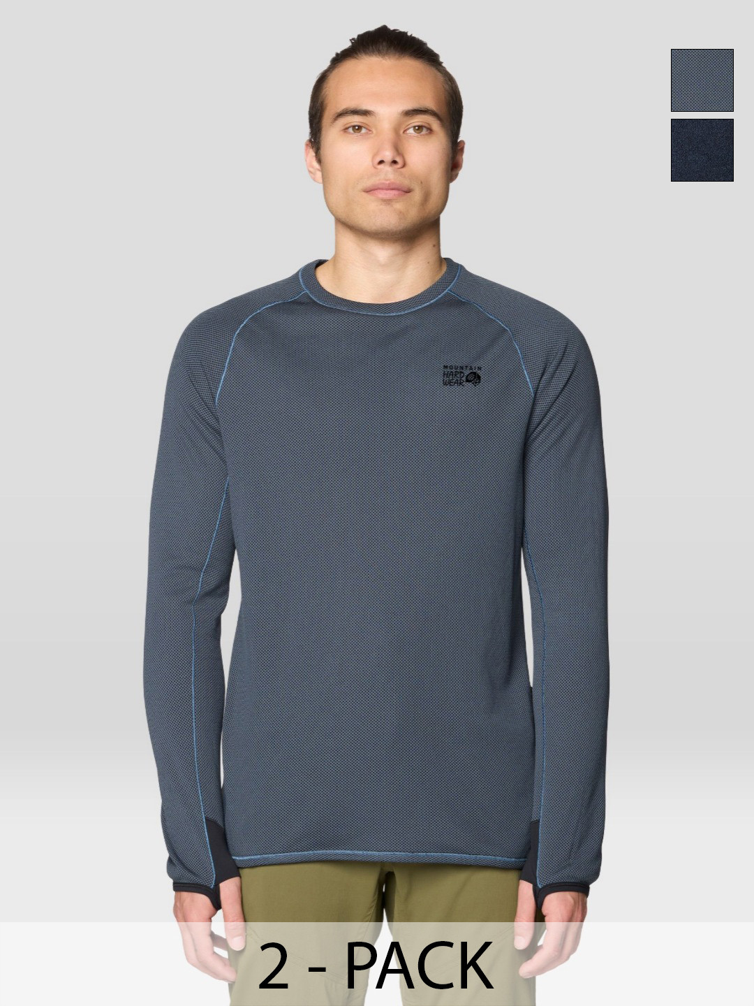 Mountain Hardwear Airmesh Pack Of 2 Round Neck Sports T-shirts