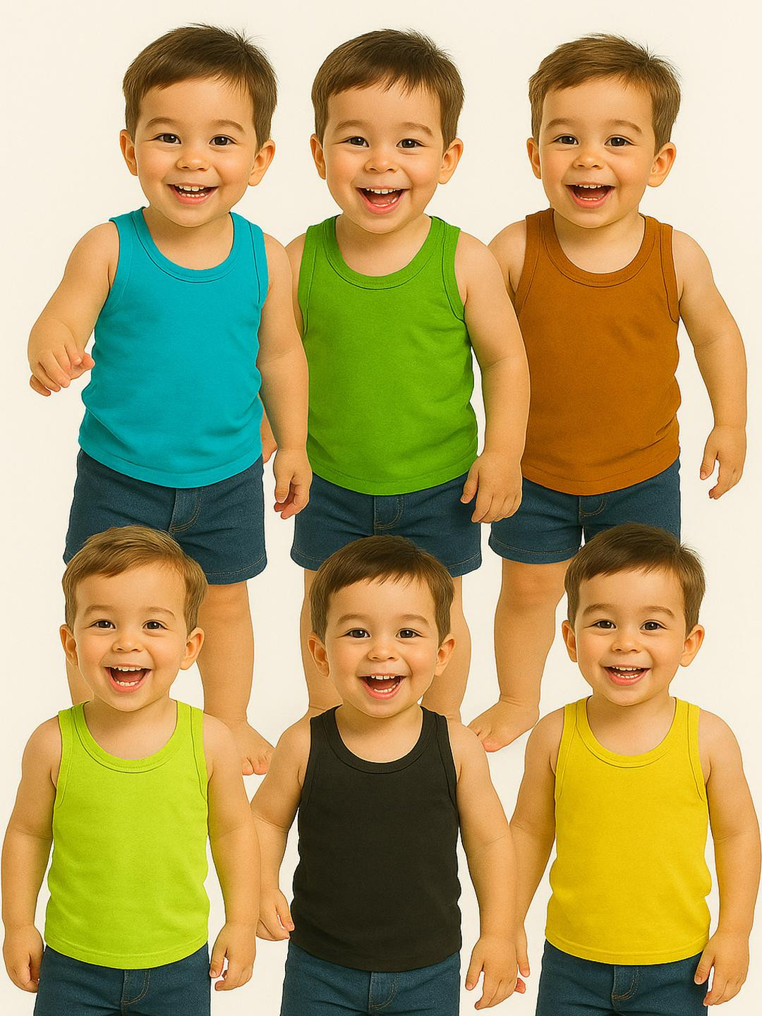 CORTICA Pack of 6 Kids Colorful Printed Cotton Inner wear