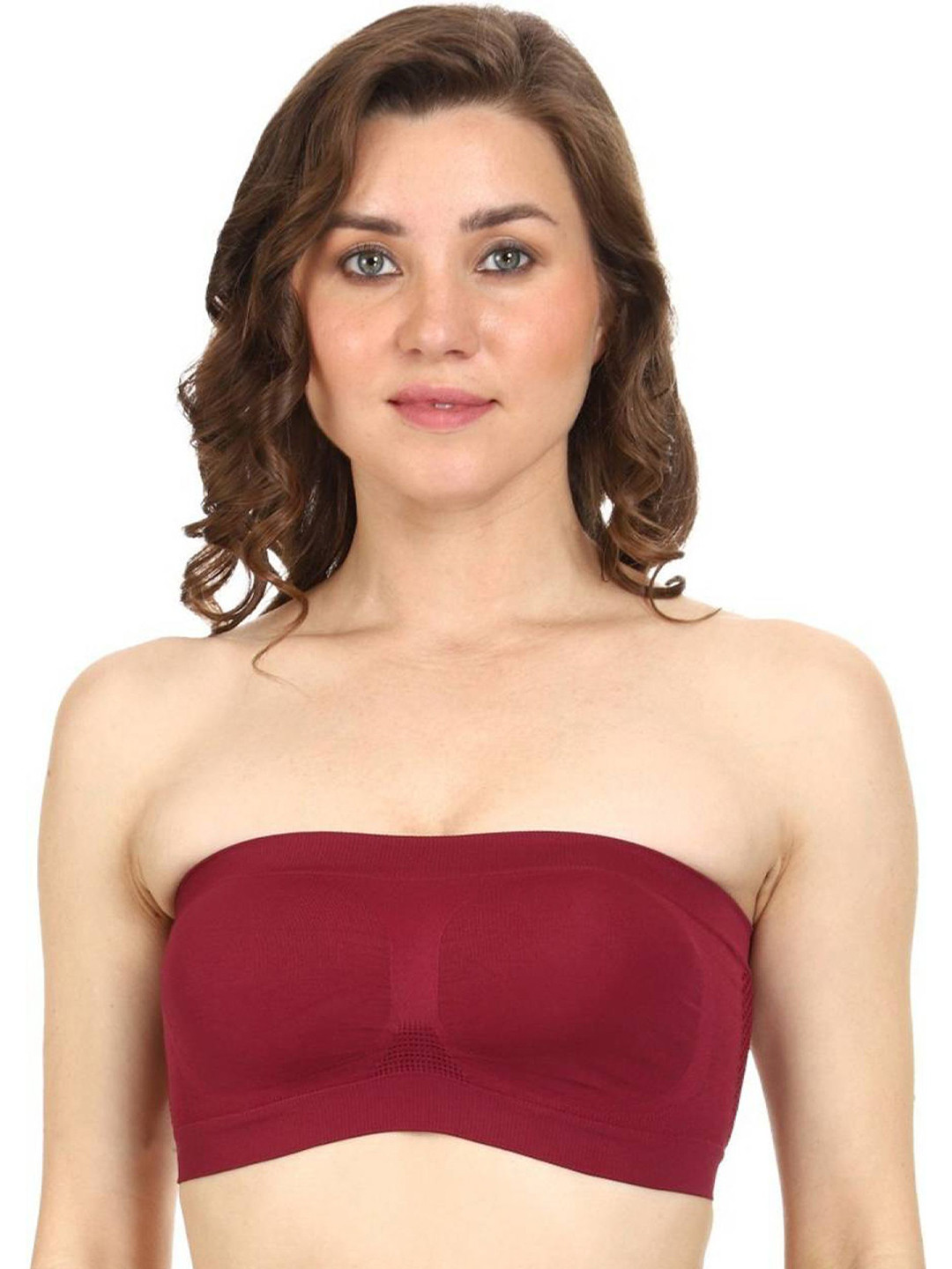 BROKE BRAND Half Coverage Non-Wired & Non Padded Bandeau Bra