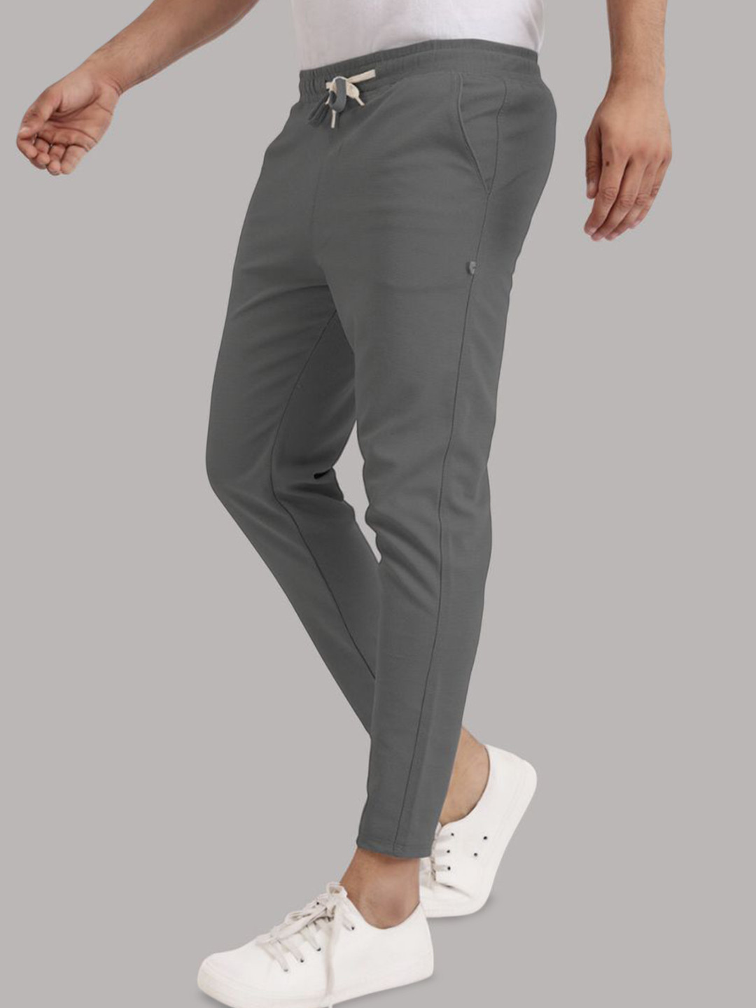 SYMVI Men Regular Fit Low Rise Track Pants
