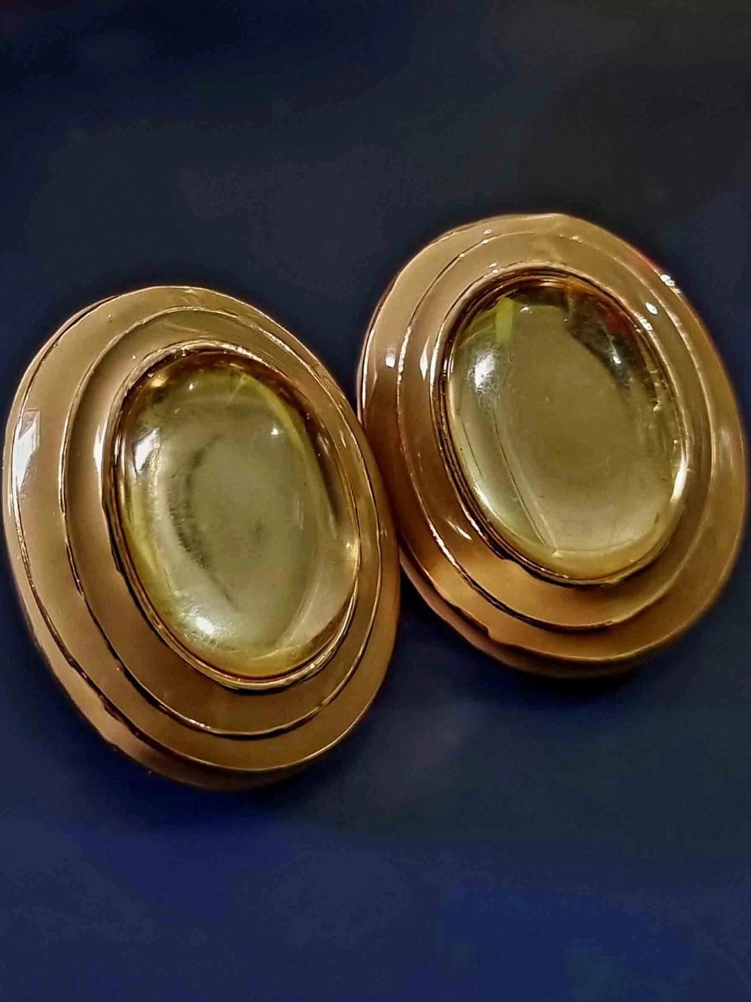 ATTRACTIVE SISTER Women Brass Circular Studs Earrings