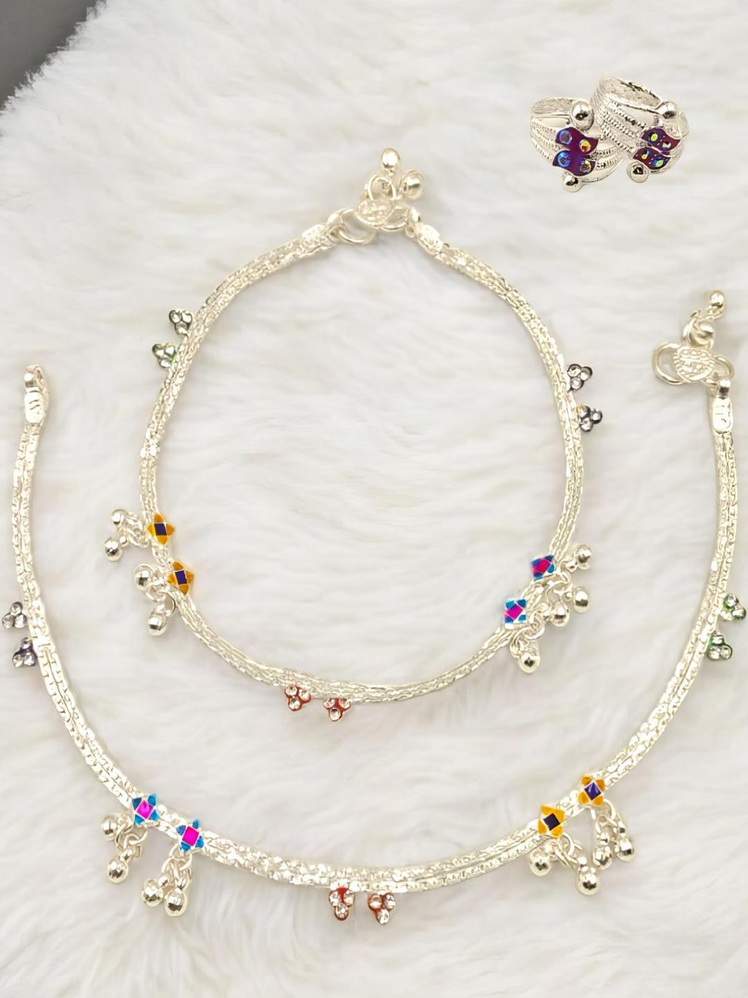 RAION Silver-Plated Anklet
