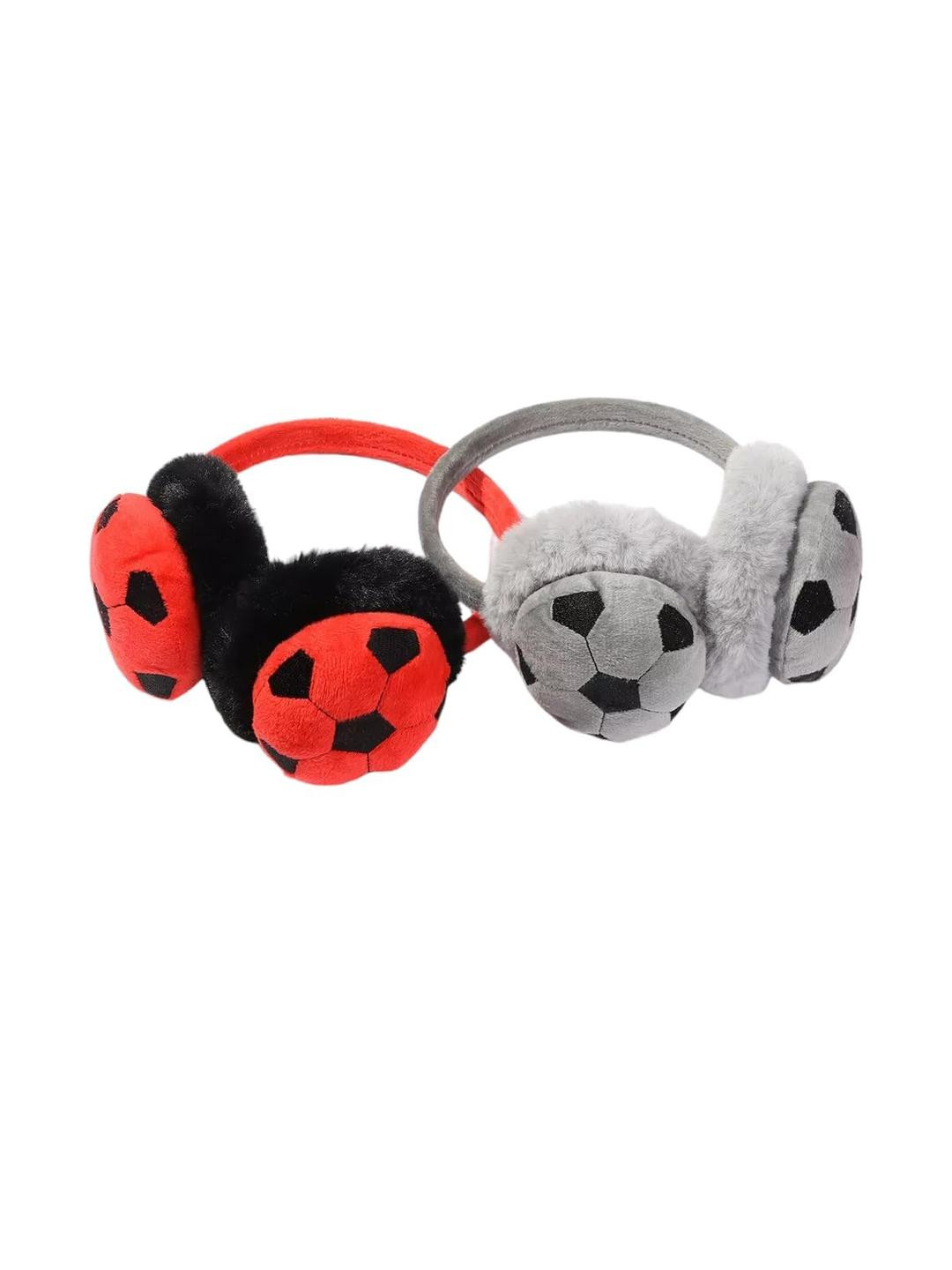 Trubliz Unisex Kids Football Shaped Wool Mufflers