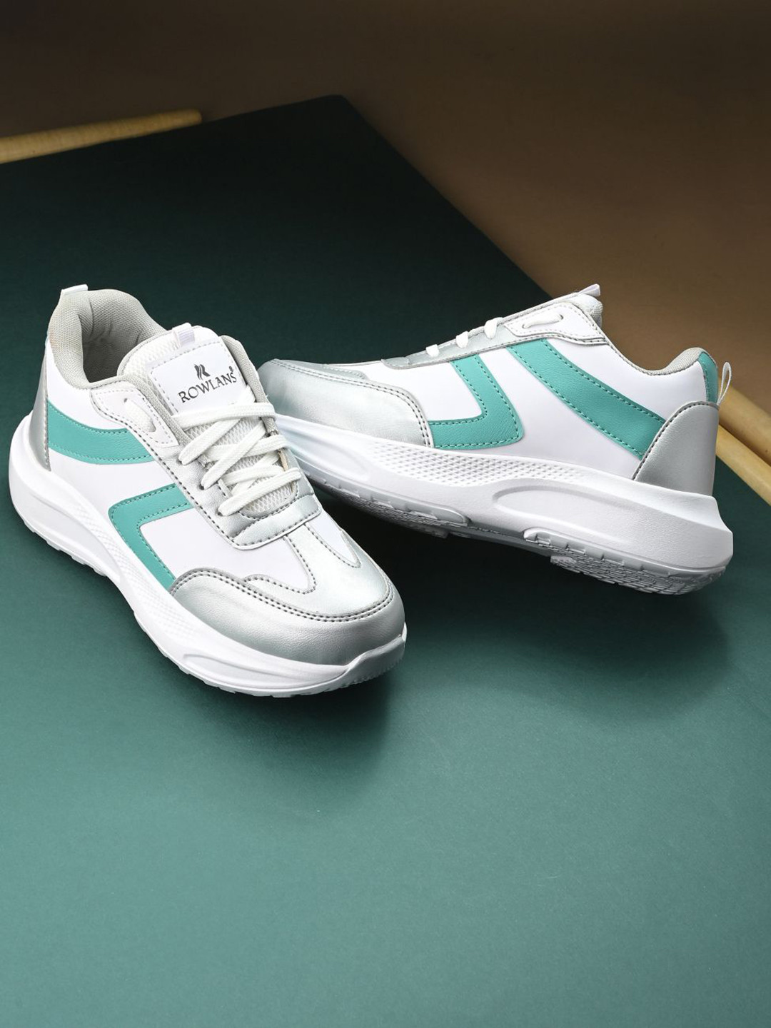 Rowlans Women Colourblocked Lace-Ups Sneakers