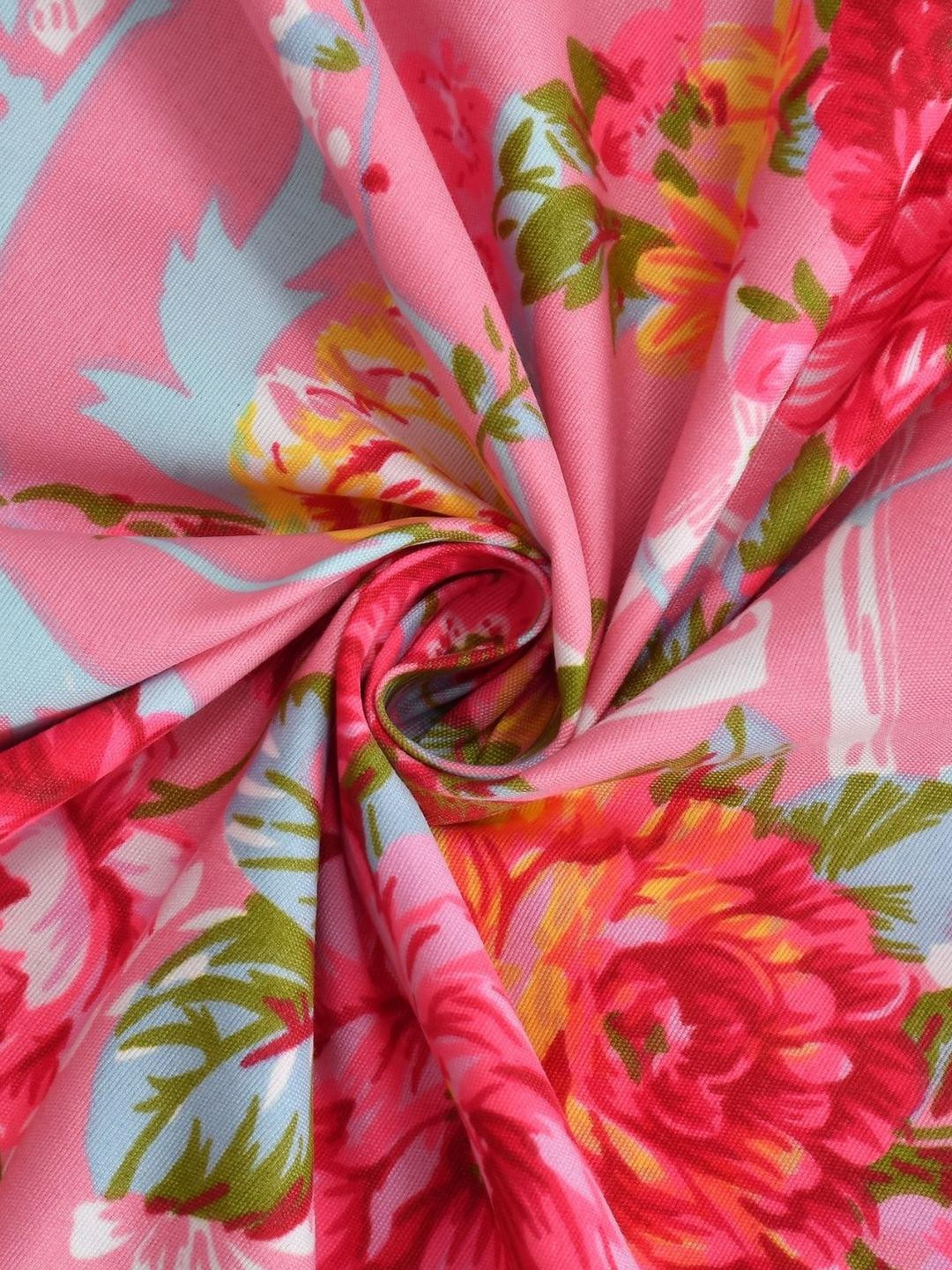 HIDECOR Super soft glace cotton printed Single Bed bedsheet with 1 pillow cover