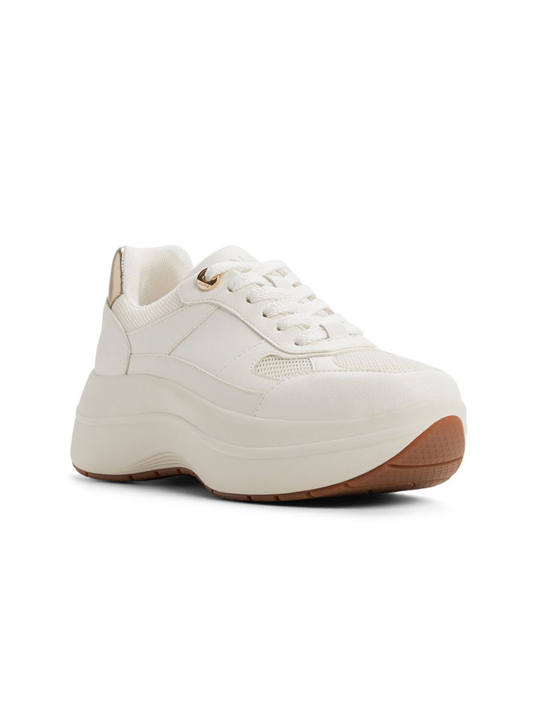 ALDO Women Perforations Round Toe Sneakers Shoes