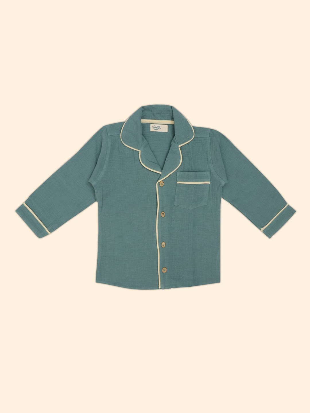 A Toddler Thing Kids MistyMoon Crinkled Muslin Pure Cotton Night suit