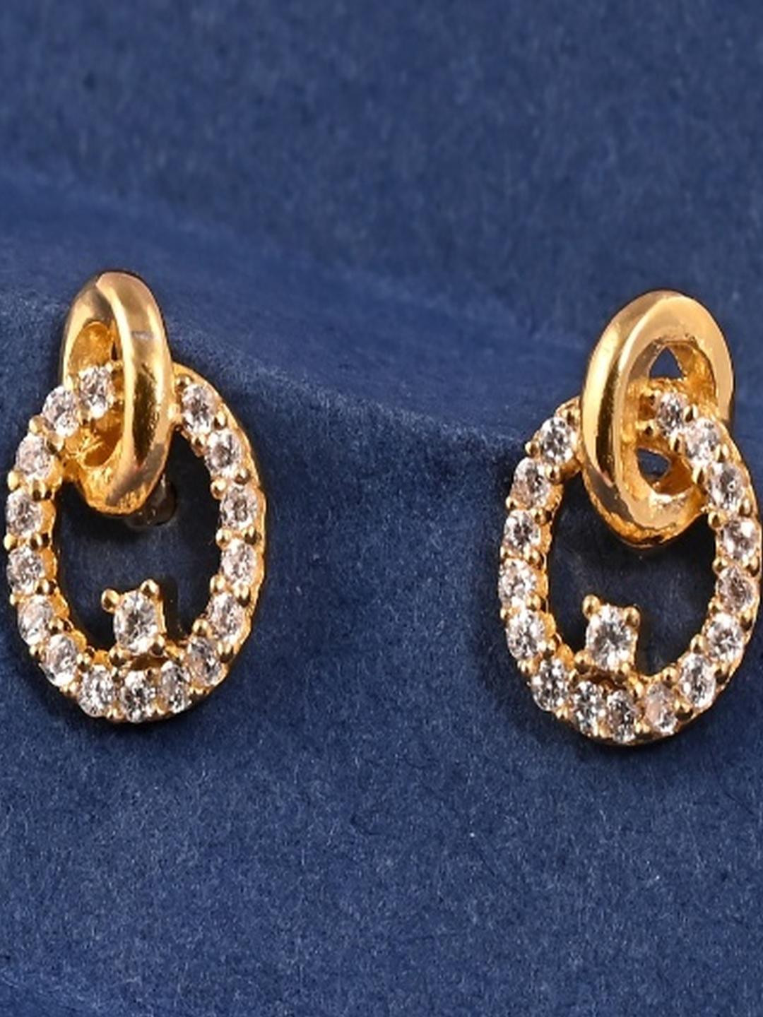 Vinayak Jewellers 925 Sterling Silver The Dual Radiance Silver Earrings