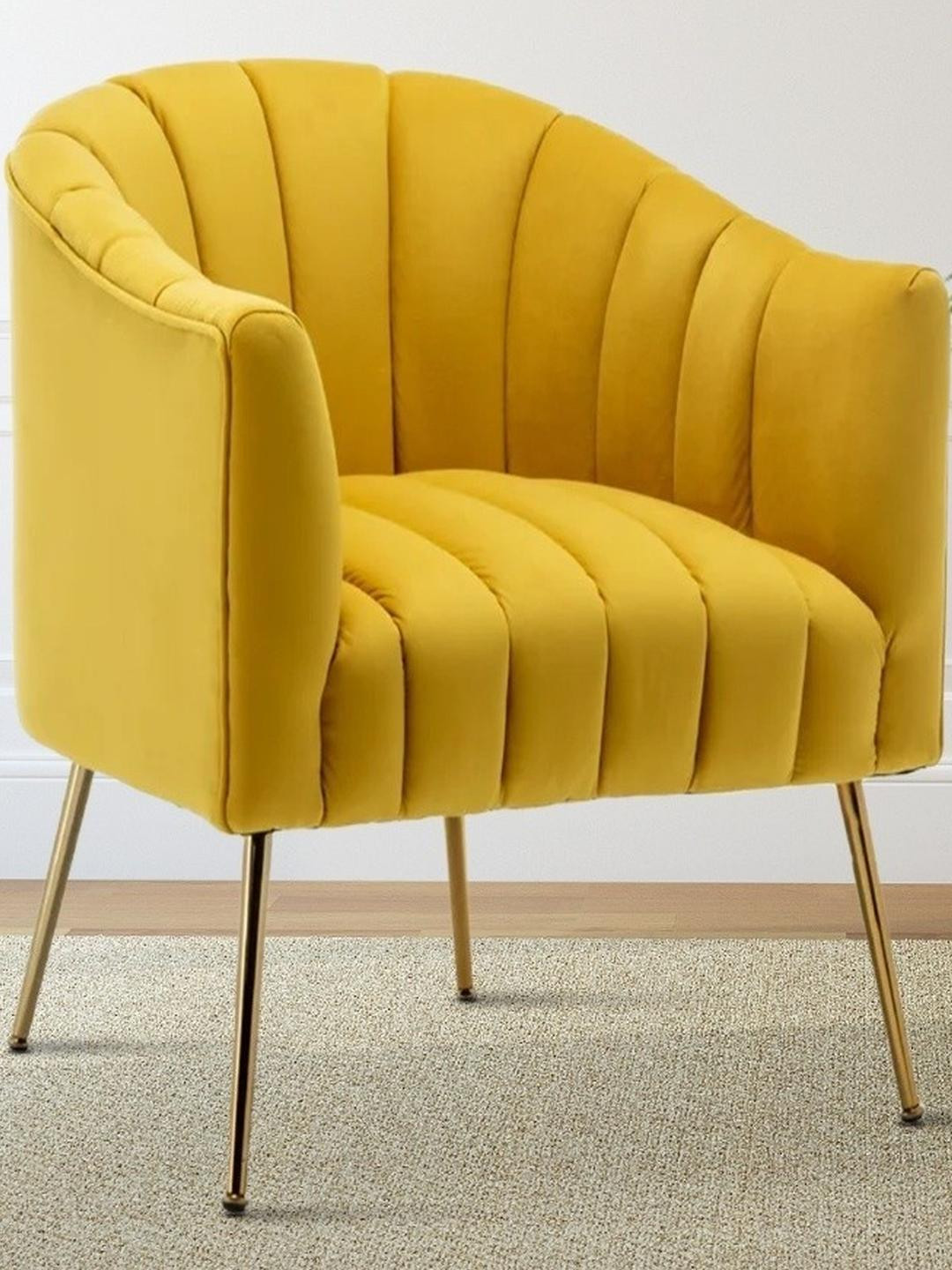 DOE BUCK Yellow Accent Lounge Chair