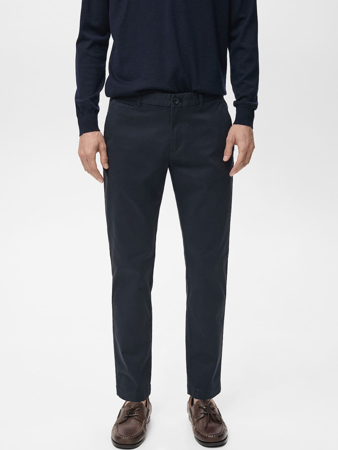 MANGO MAN Tapered Fit Chinos Trousers