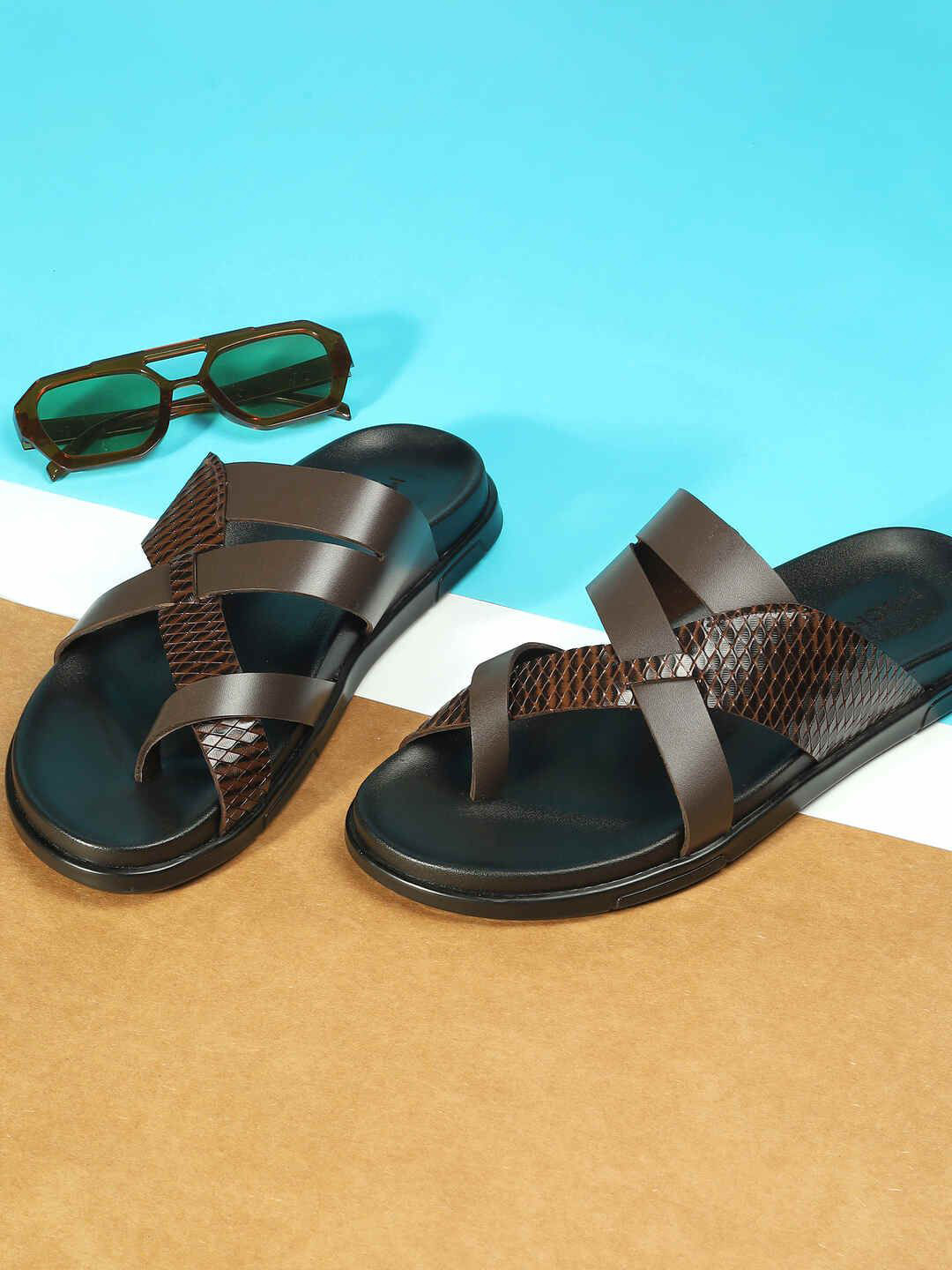 Mochi Men Leather Comfort Sandals