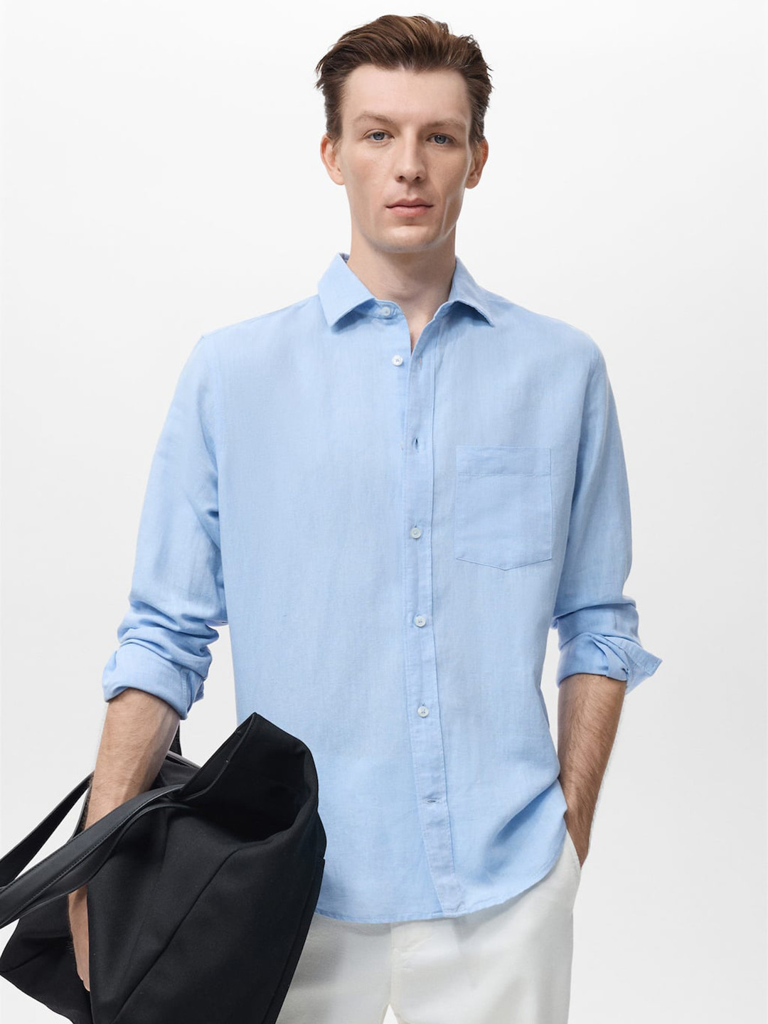 MANGO MAN Chest Pocket Detail Shirt