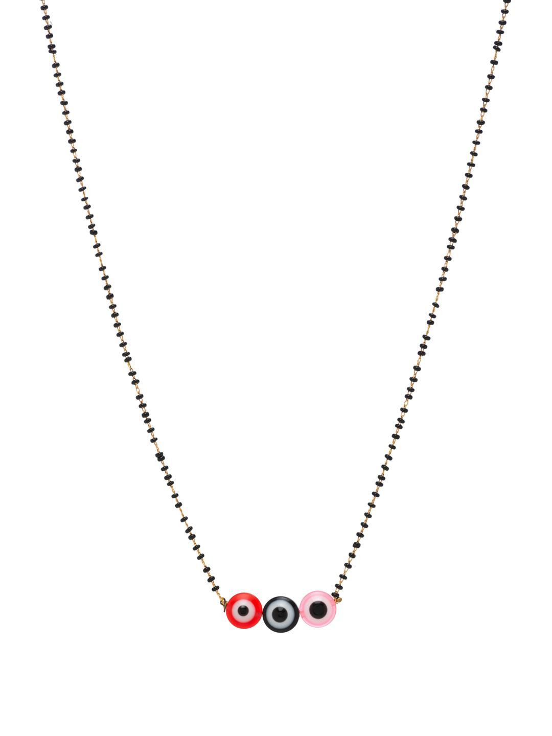 HEEVA CREATION Multicoloured Metal Mangalsutra