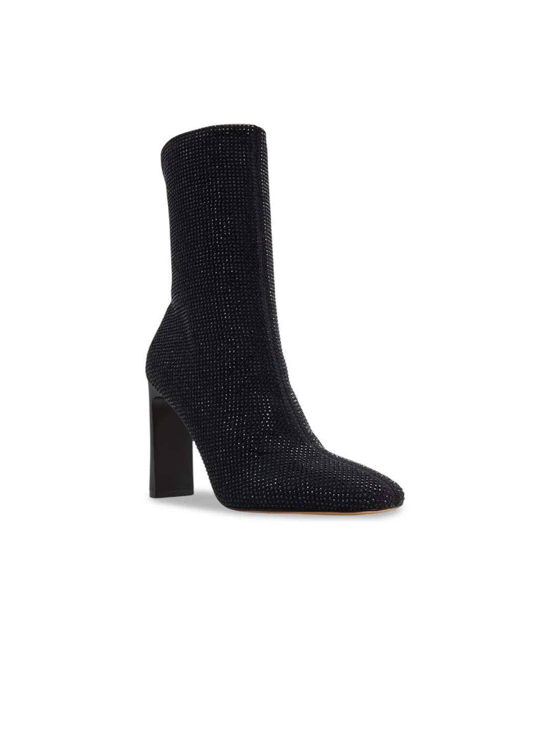 ALDO Women Embellished Block-Heeled Pointed Toe Regular Boots