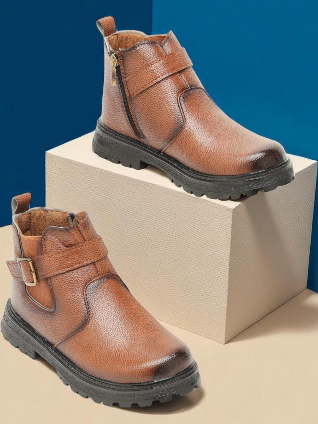 Freeplay Boys Tan Bold Boots