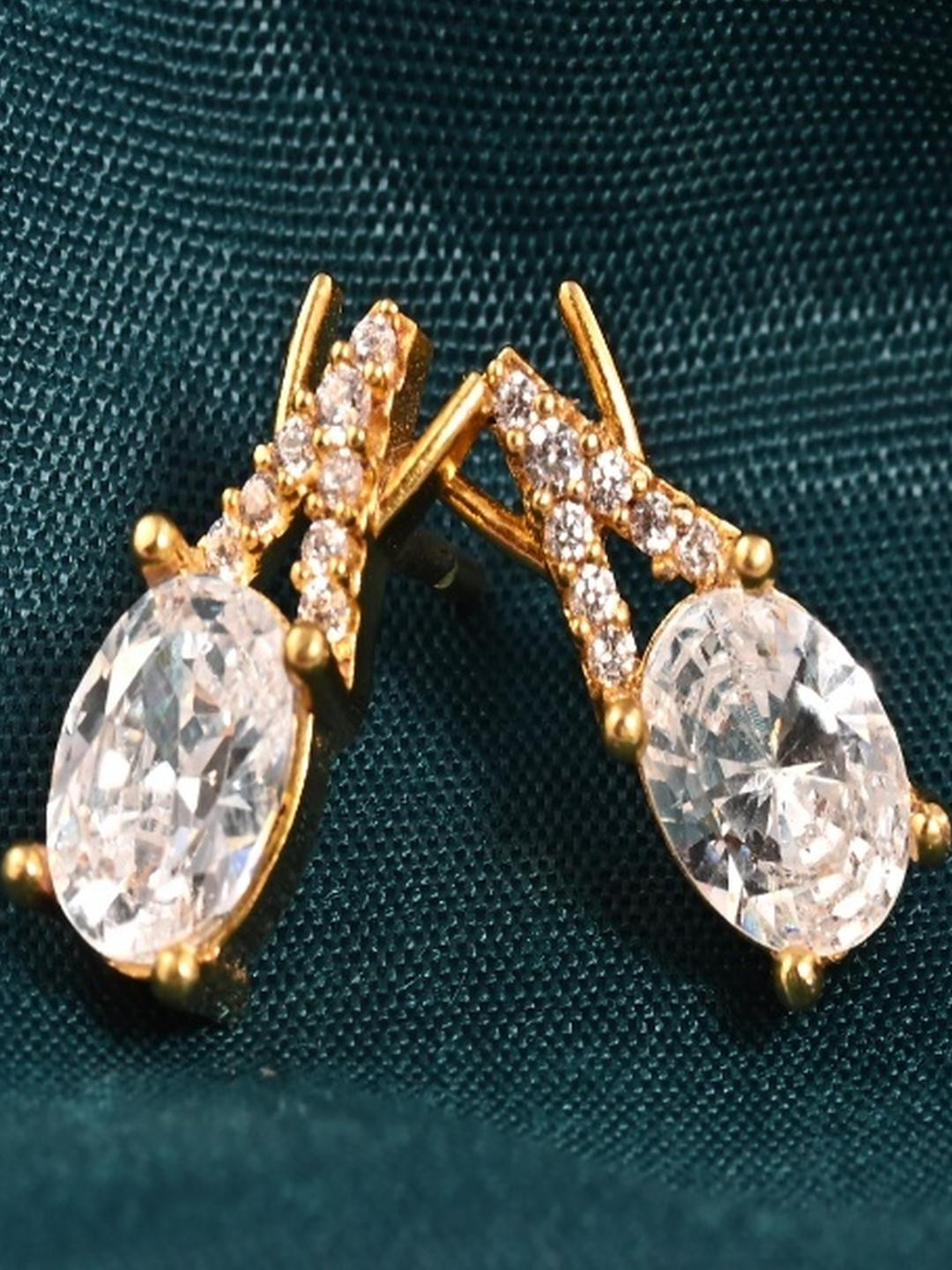 Vinayak Jewellers 925 Sterling Silver The Radiant Solace Stud Earrings