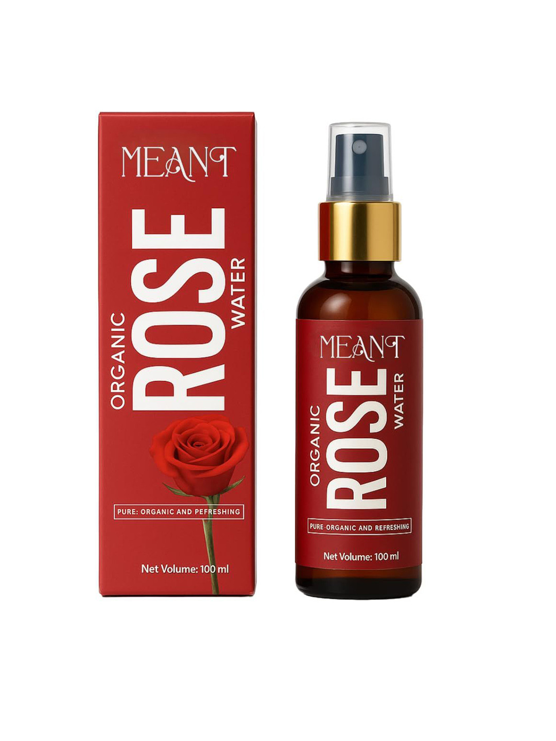 MEANT Organic Rose Water Face Mist -  100 ml
