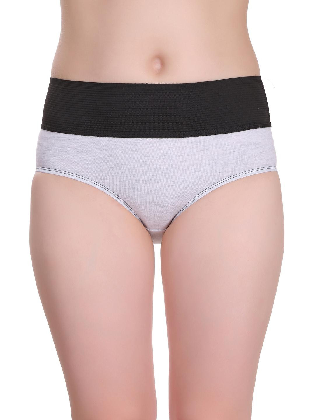 Selfcare Womens Soft Cotton Solid High Rise Hipster Panty - SN4120