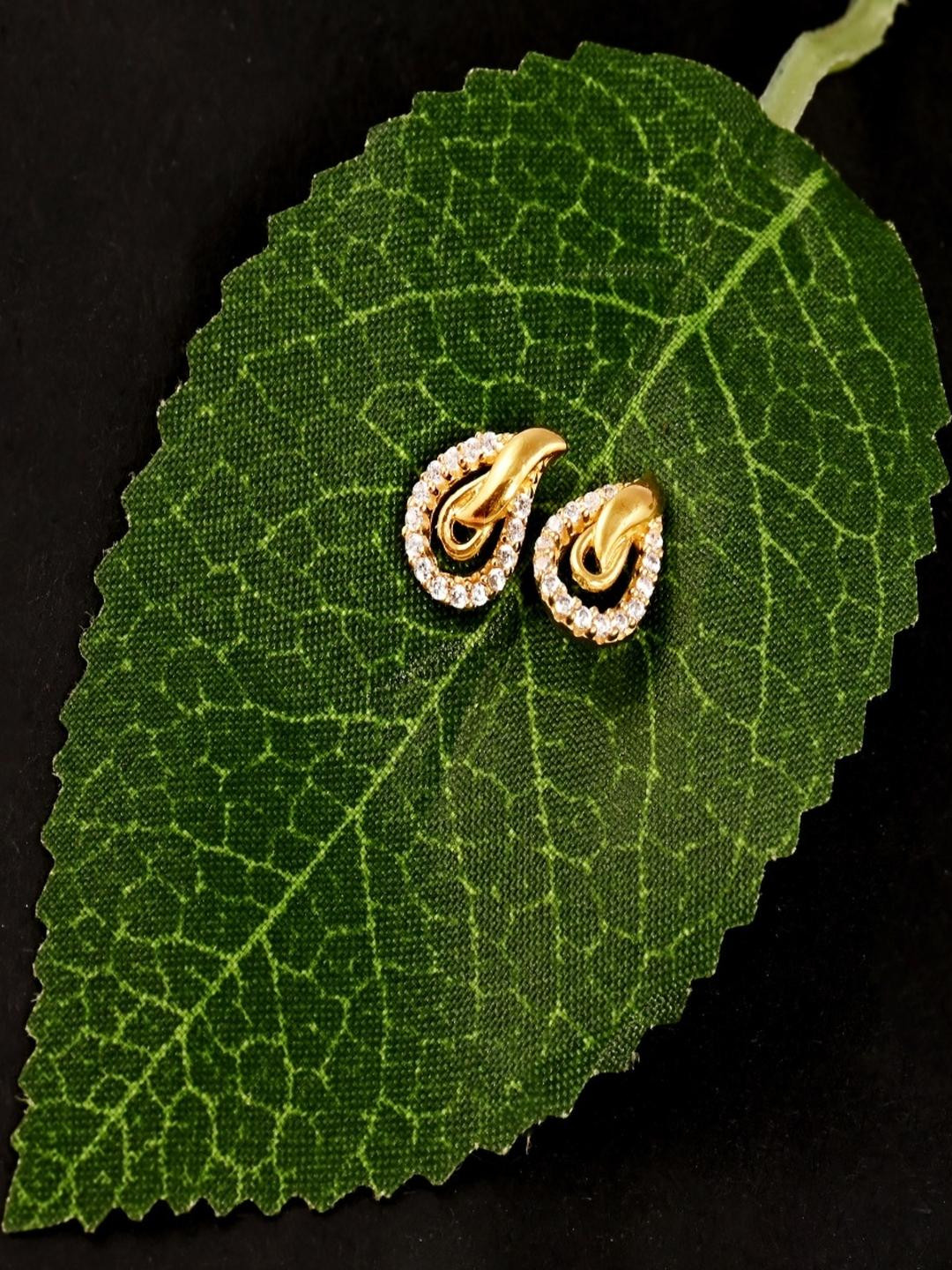 Vinayak Jewellers 925 Sterling Silver The Silver Frost Stud Earrings