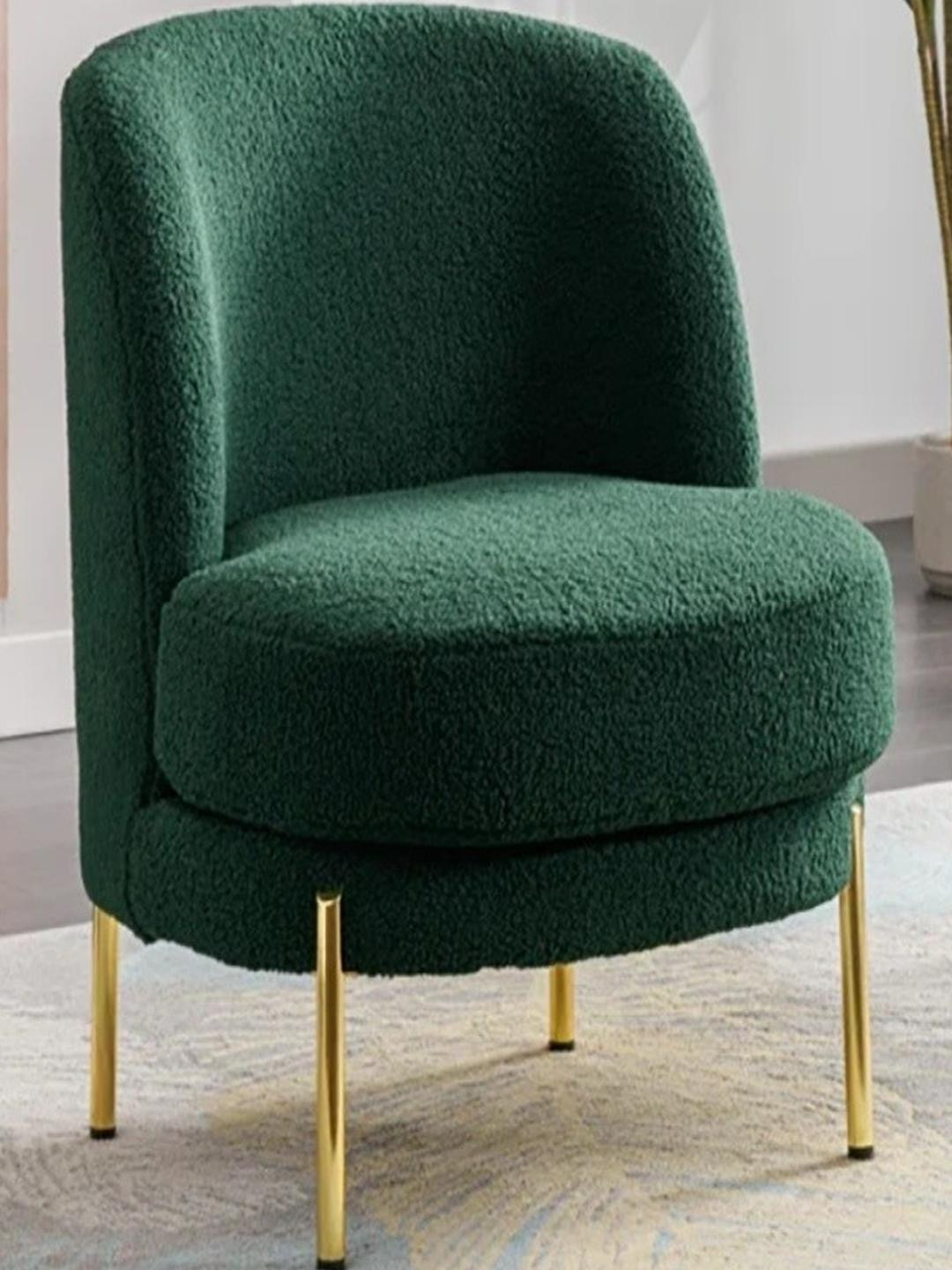 DOE BUCK Green Wooden Lounge Chair