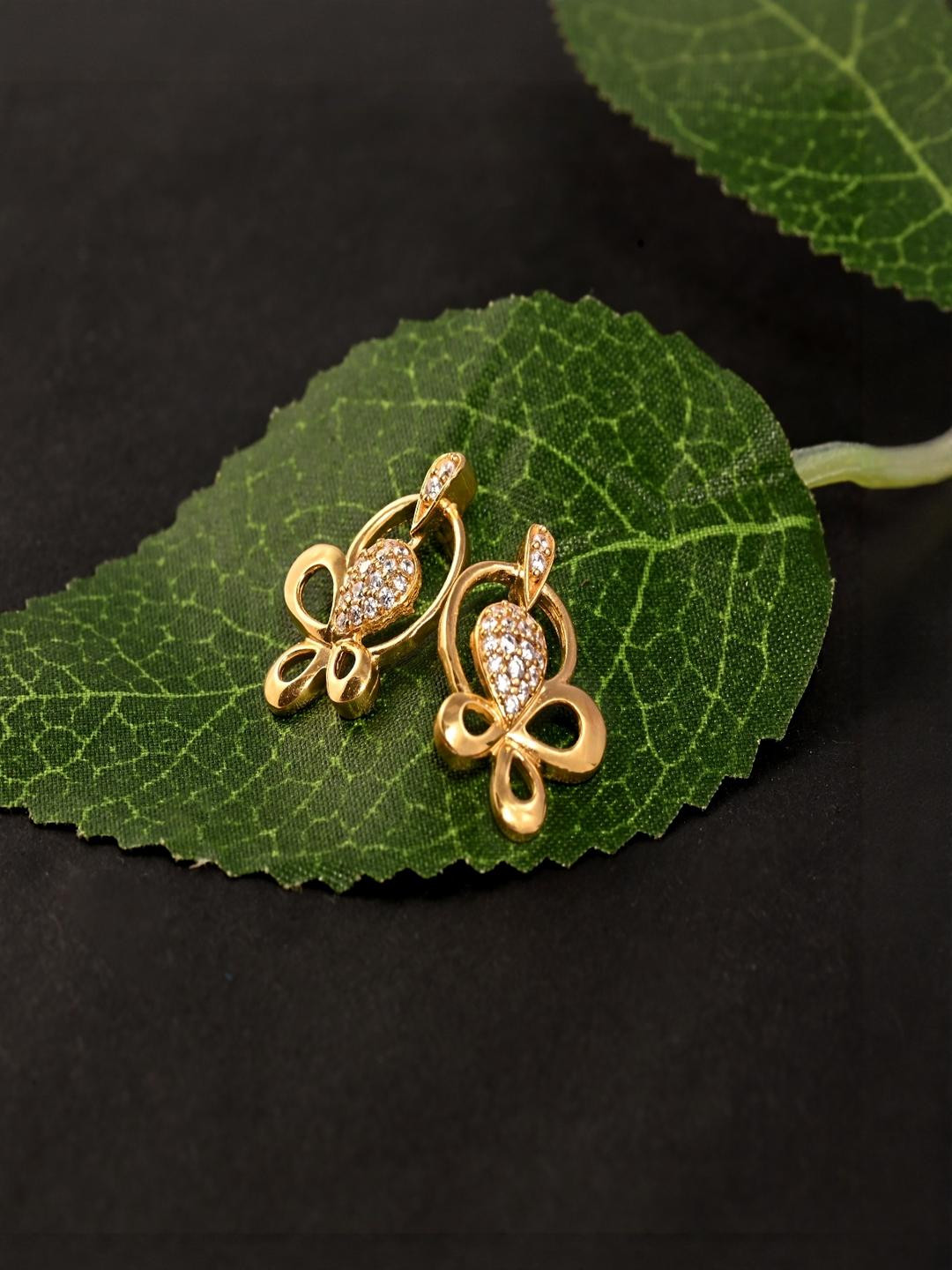 Vinayak Jewellers 925 Sterling Silver The Fluttering Elegance Earrings