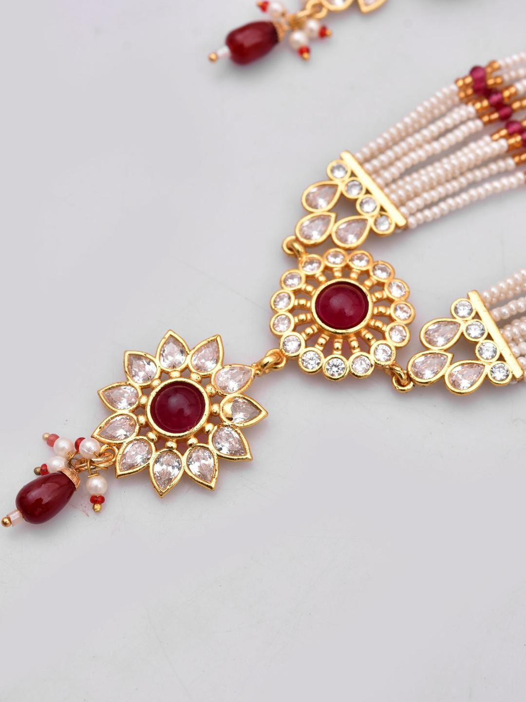 Rozy Styles Rajputi Rani Haar Necklace Set