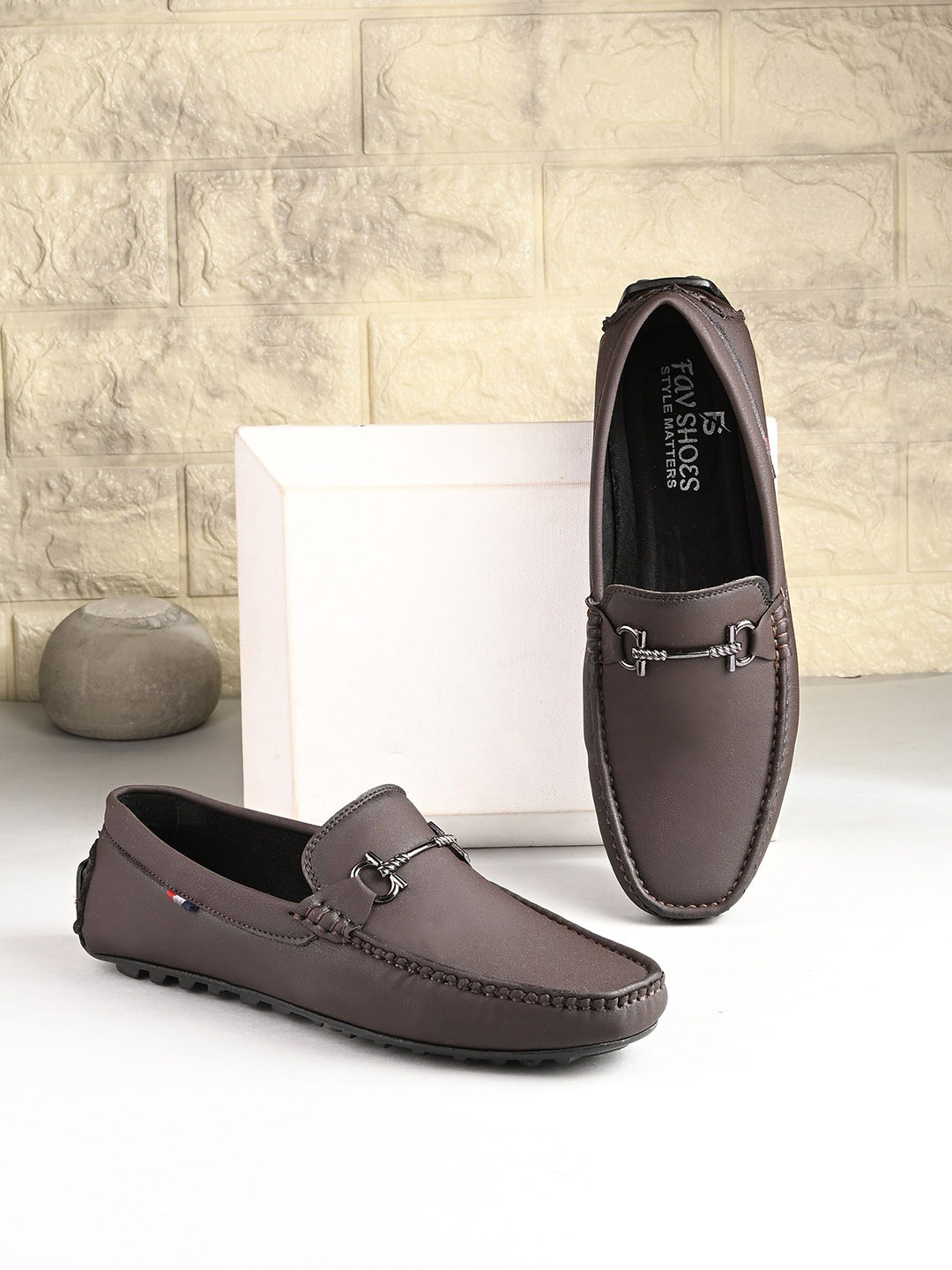 FAV SHOES Men Slip-On Comfort Insole Driving Shoes
