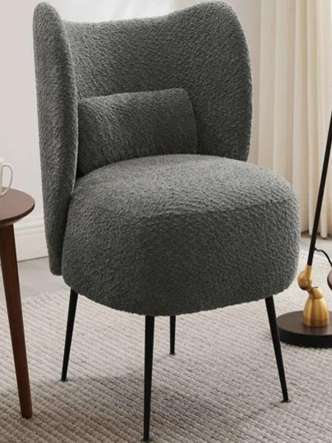 DOE BUCK Wood collin lounge Grey chair