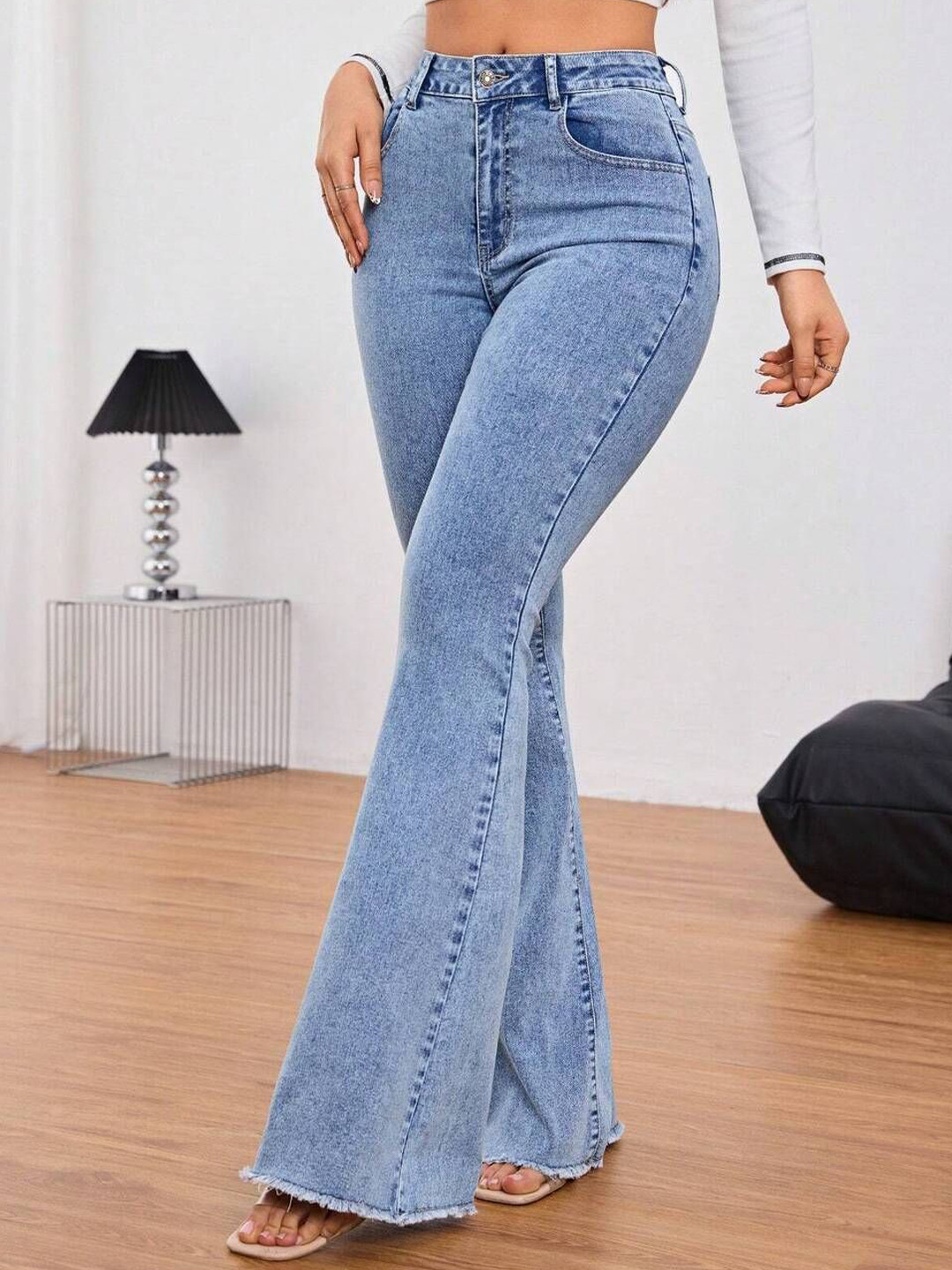 Stylecast X Kotty Women Bootilicious Bootcut High-Rise Stretchable Cotton Jeans