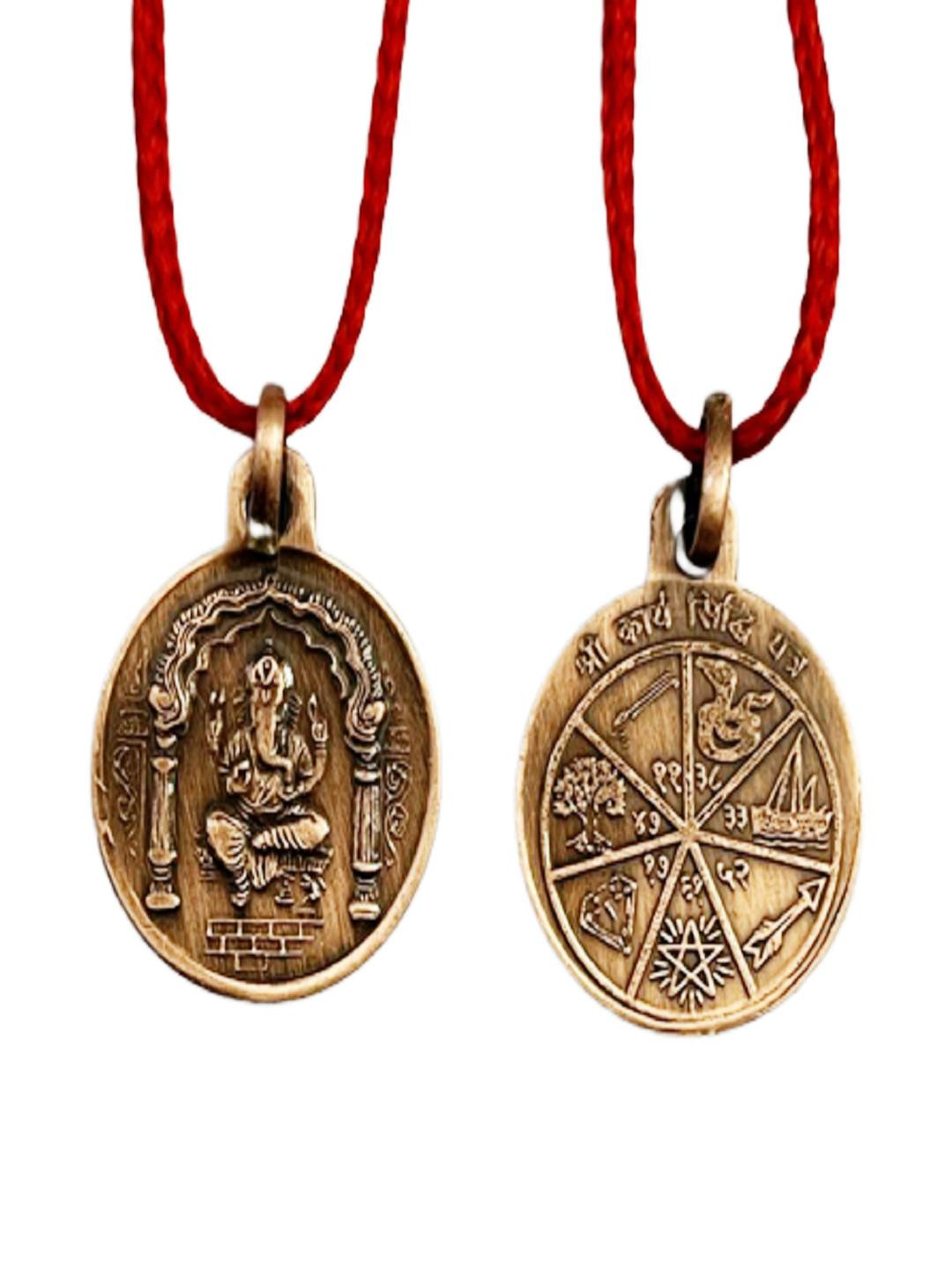 numeroastro Copper Circular Pendants