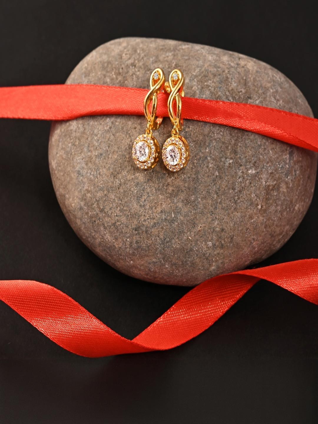 Vinayak Jewellers 925 Sterling Silver The Shimmering Dangle Earrings