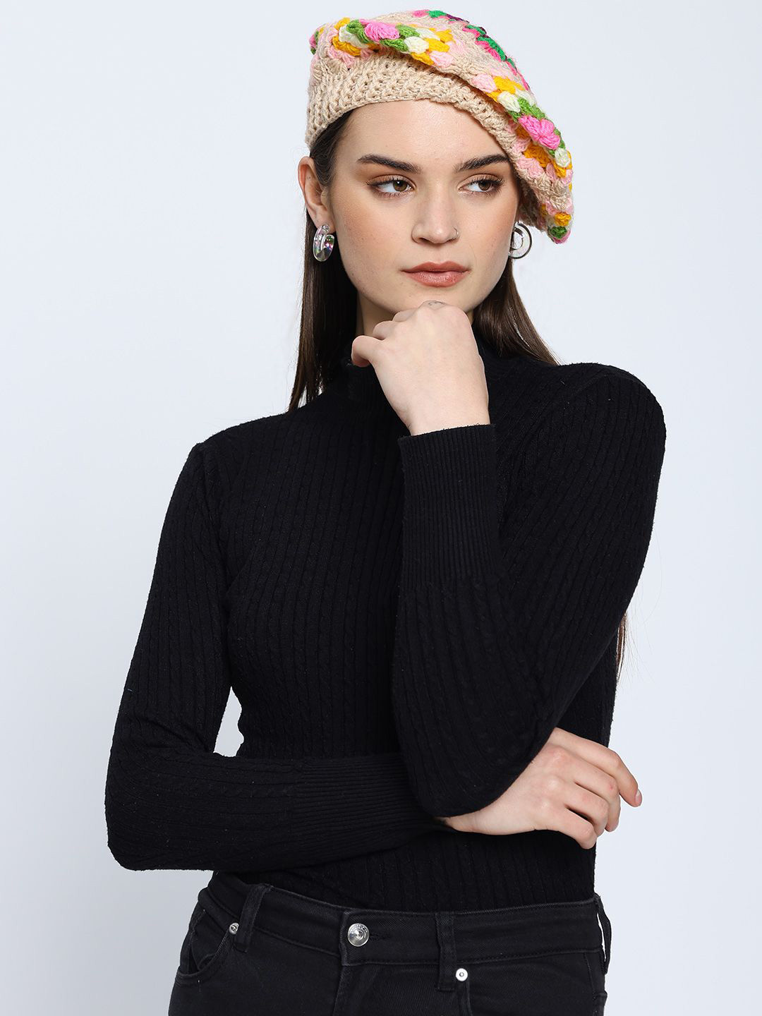 Sugercandy Women Woollen Siberian Beret Cap