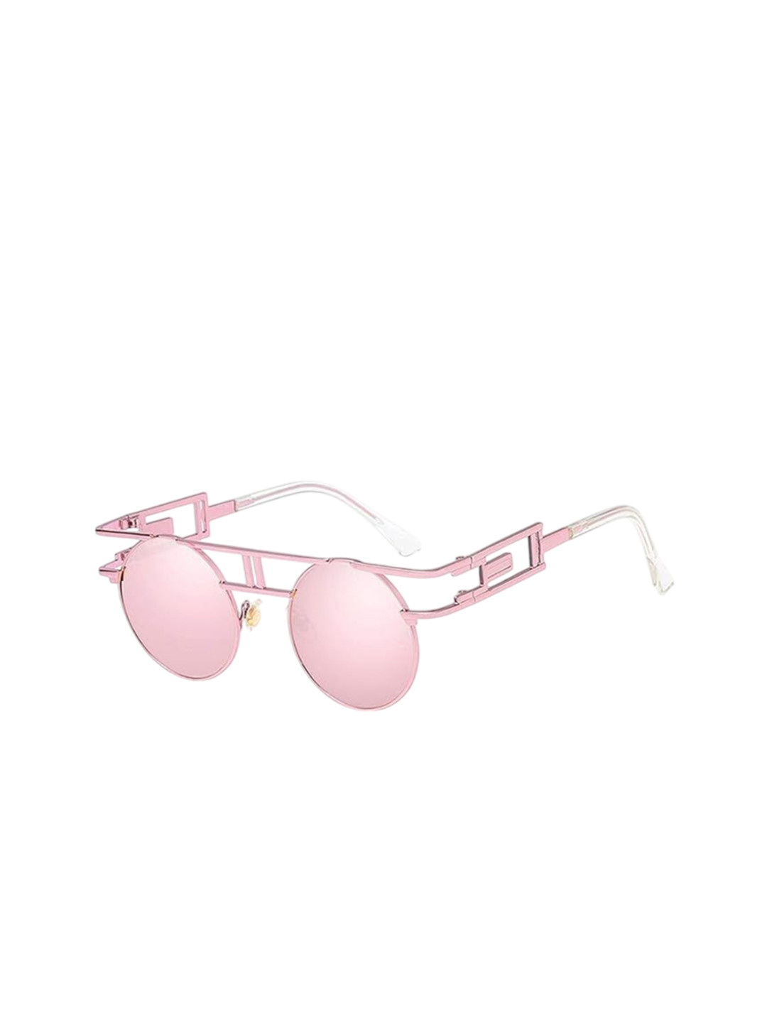 AUGEN Unisex Round Sunglasses with UV Protected Lens VI-SG-CJ823-Pink