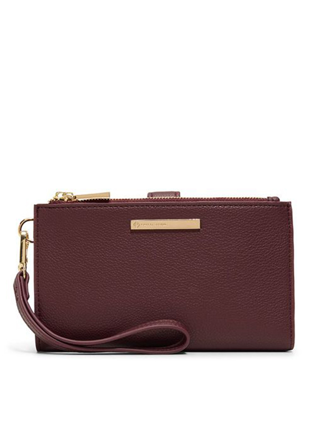 Call It Spring Women Brand Logo Textured Two Fold Wallet