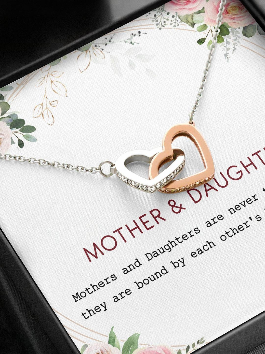 Rakva Sterling Silver Silver-Plated Heart Intertwined Necklace